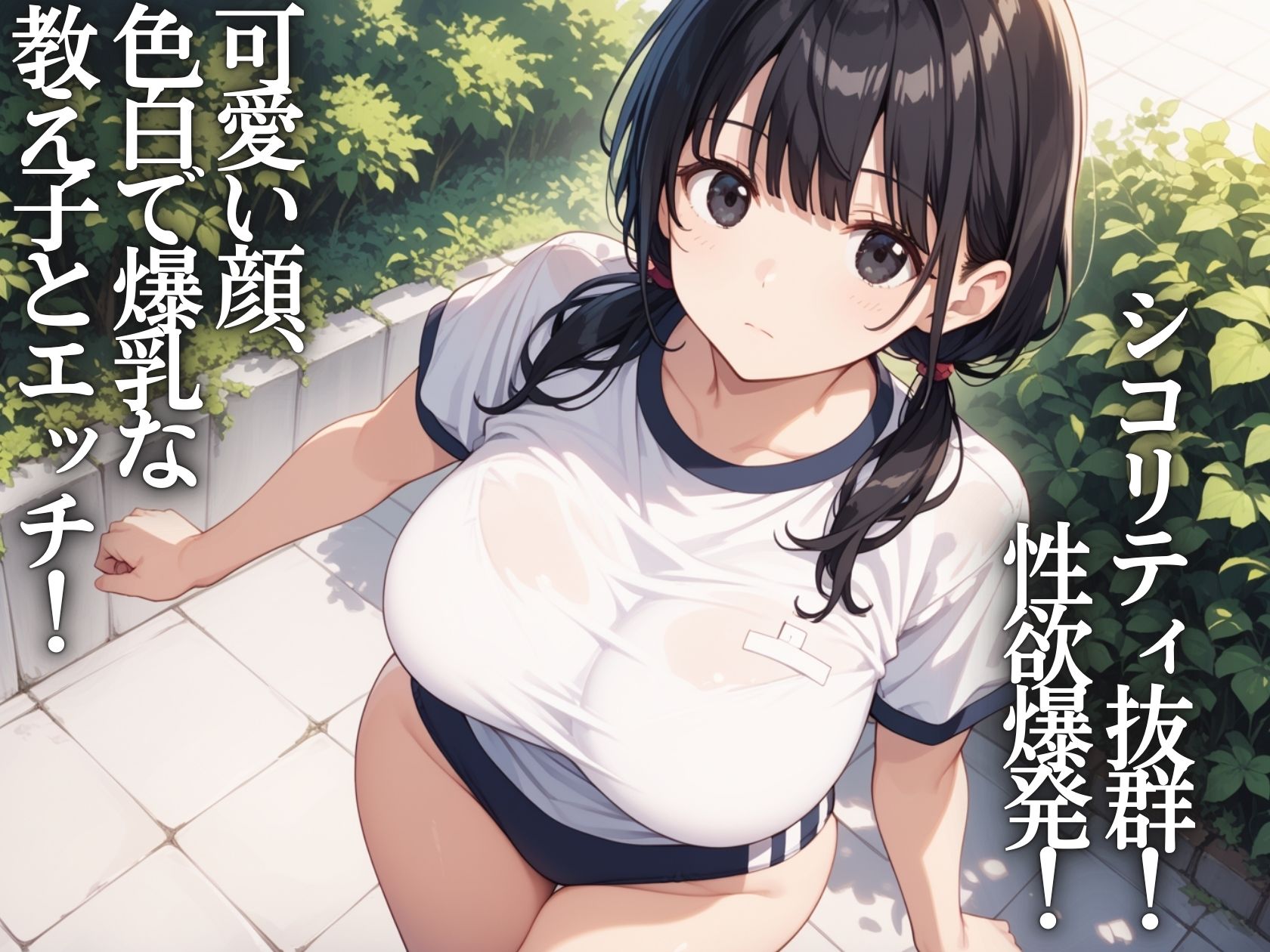 爆乳学園〜ブルマ体操着JKと子作り性教育 サンプル1ページ目