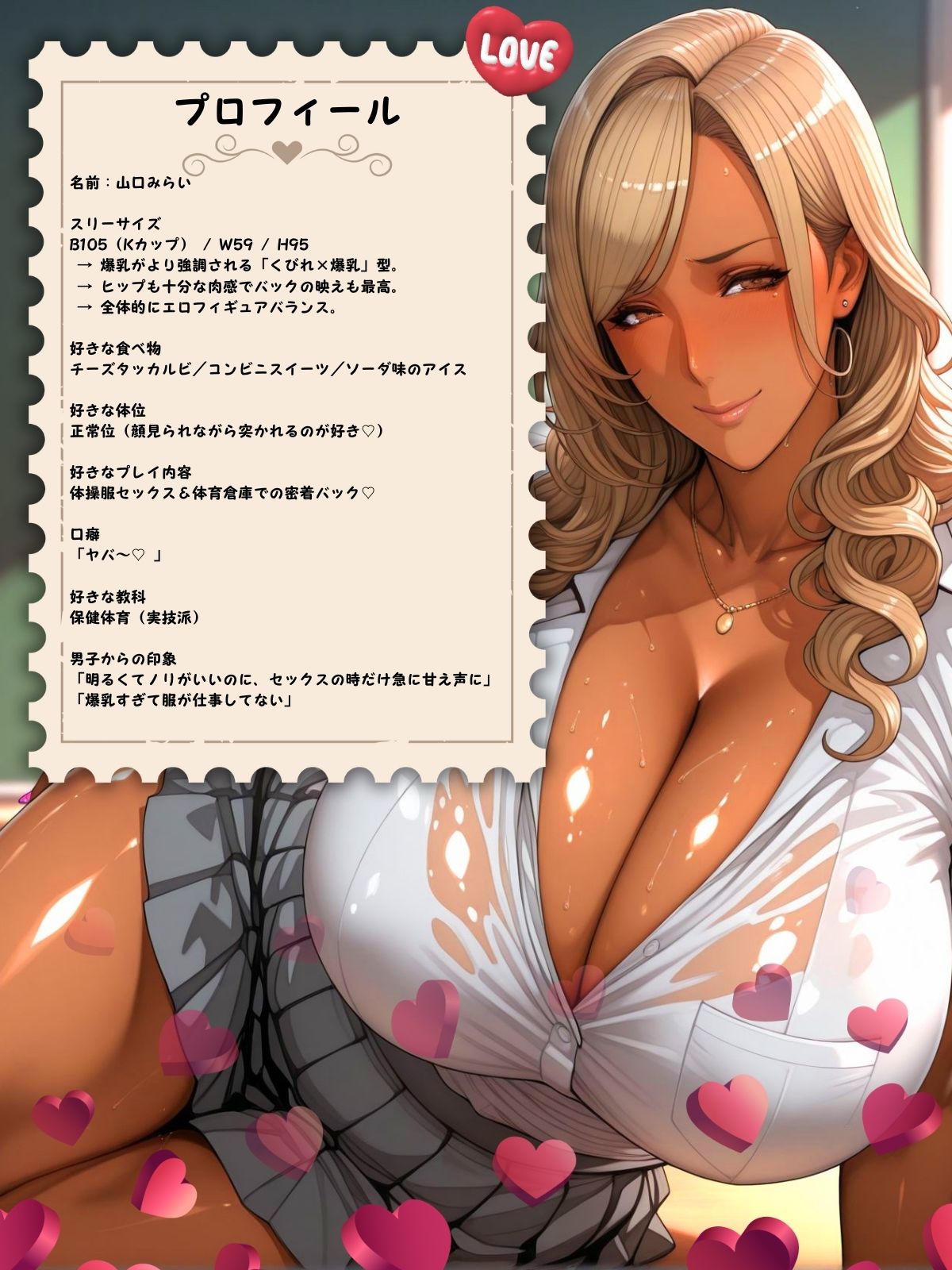 超乳好き必見！フルボッキ対応系ギャル2 サンプル1ページ目