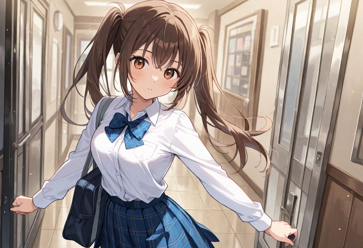通学中の女子校生に濃厚精子を種付け サンプル1ページ目