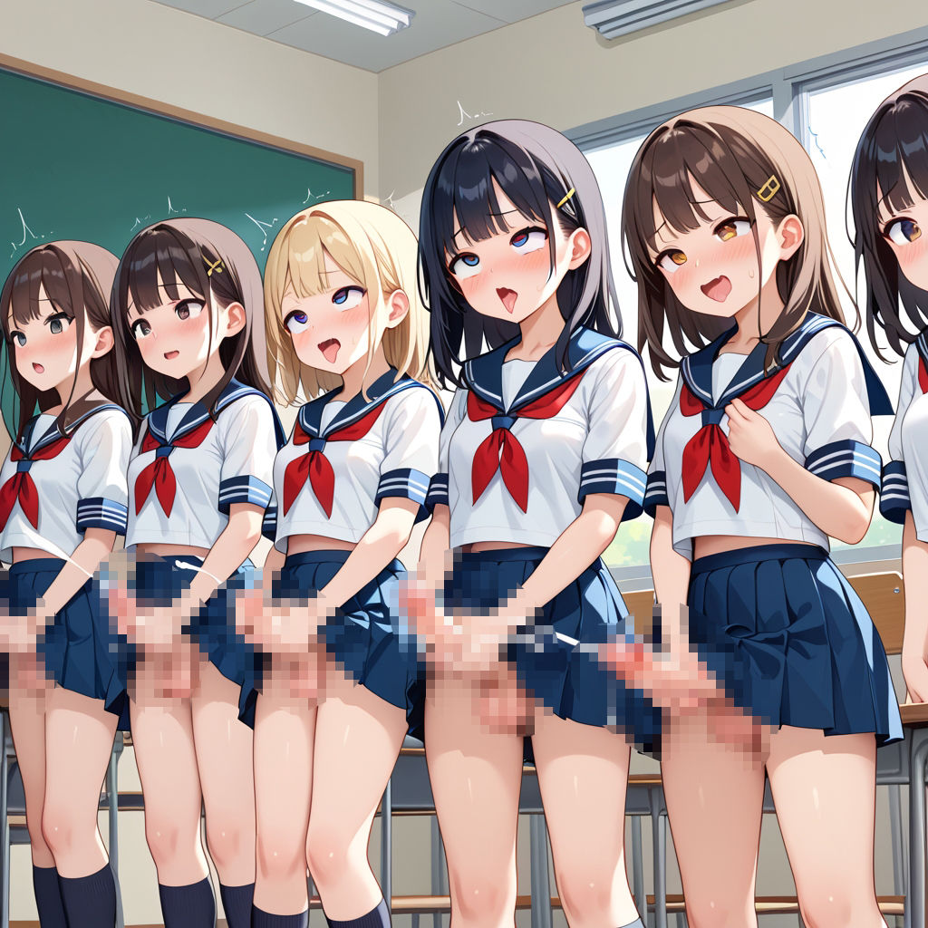 フタナリ女学園の性春事情 サンプル2ページ目