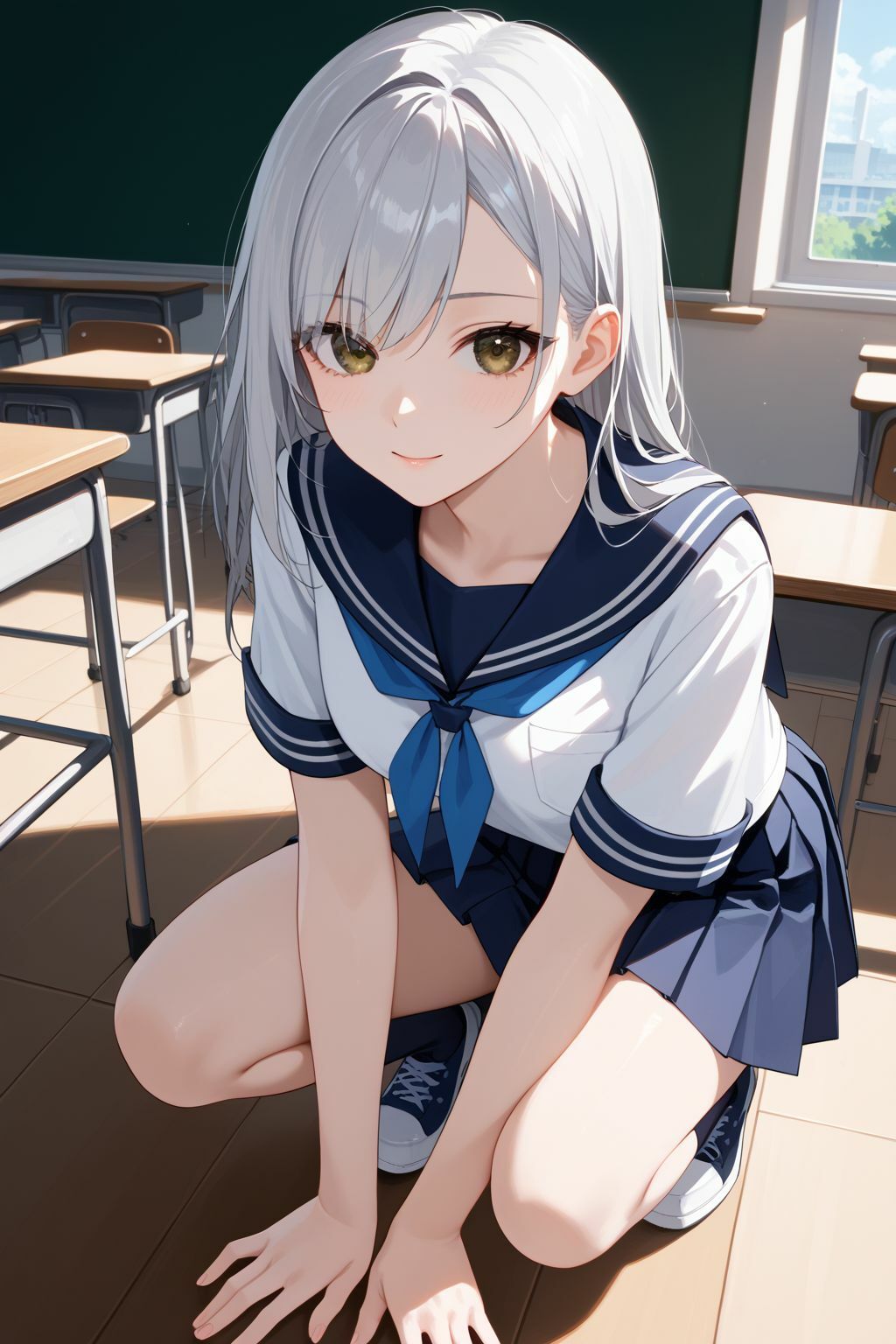 初めてできた彼女との学校生活がエロ過ぎた件 サンプル2ページ目