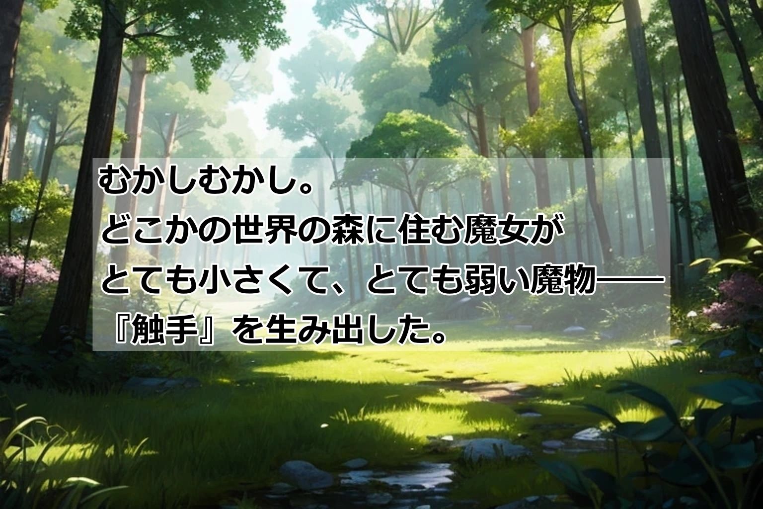 眼鏡っ子だけど、触手男に種付けされた サンプル1ページ目