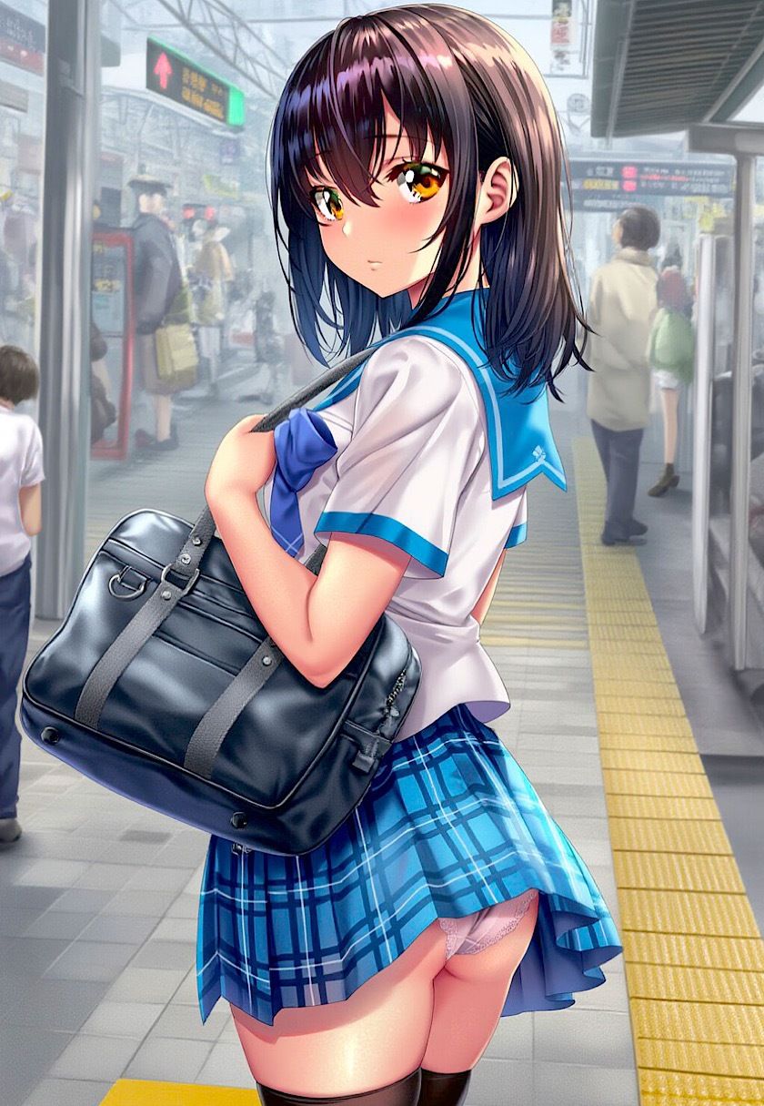 今日のおかず ストラ◯ク ザ ブラッド 姫◯ 雪菜〜電車編＆路地裏編〜 サンプル1ページ目
