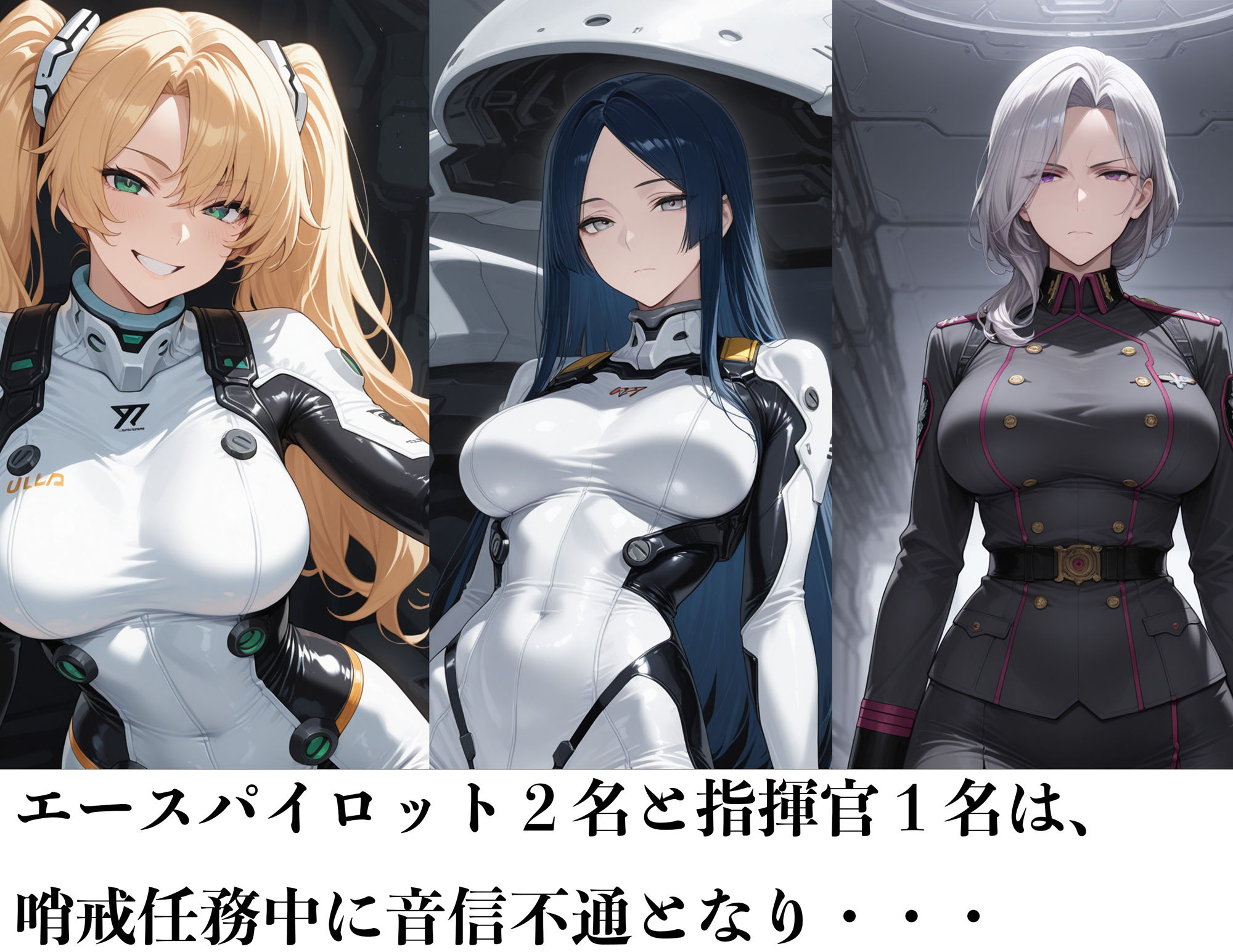 機械姦 〜捕らわれたエースパイロットたちの末路〜 サンプル4ページ目