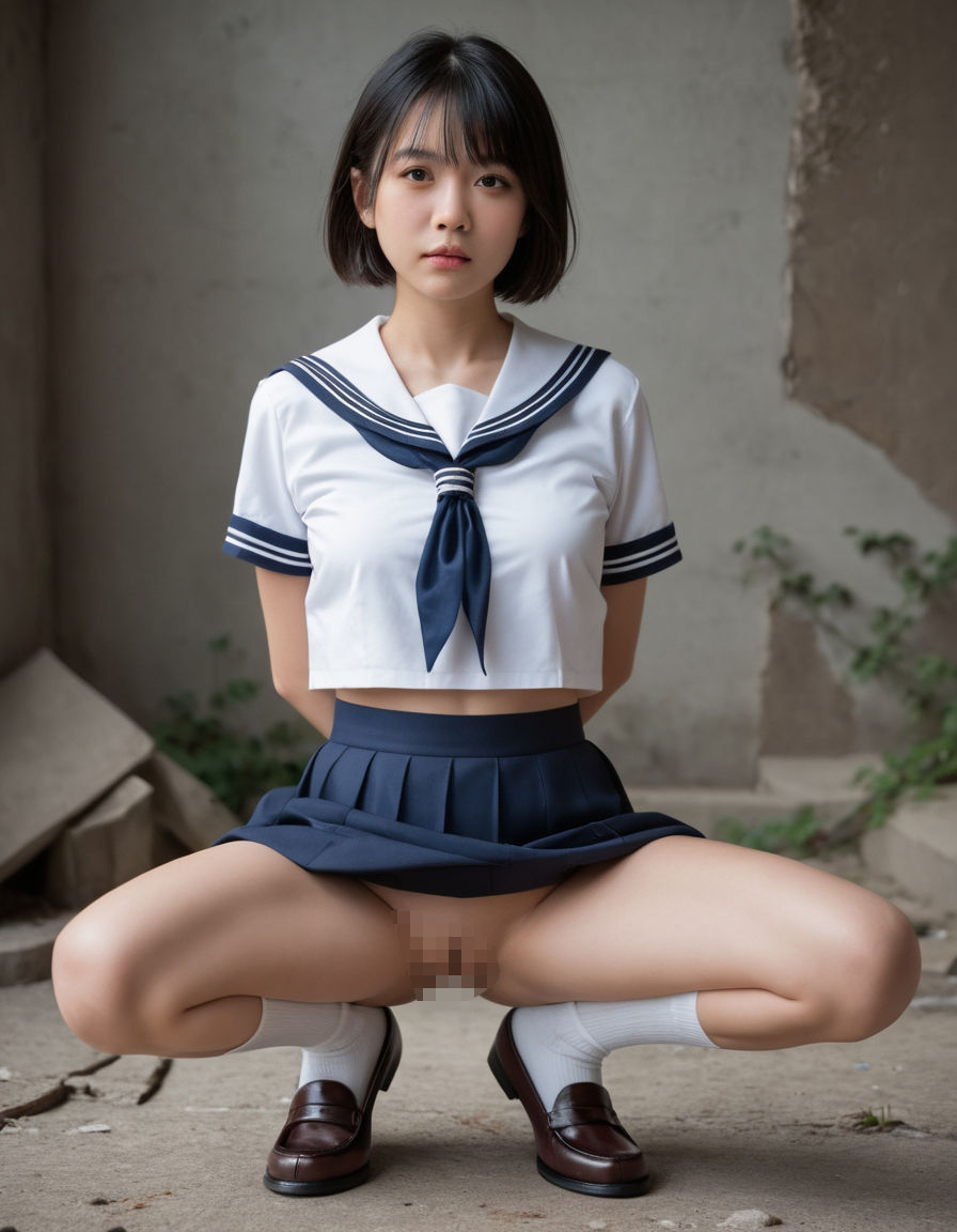 開脚女子校生5  緊縛ショート編  緊縛体験会のはずが、アソコ丸出しにされました サンプル4ページ目