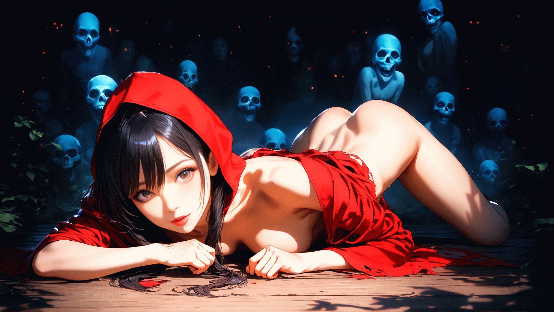 赤ずきんと淫魔の森 サンプル2ページ目