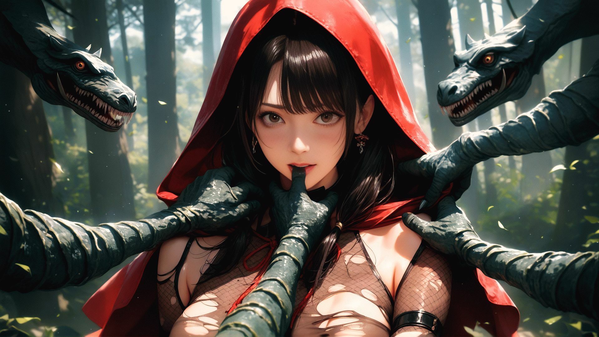 赤ずきんと淫魔の森 サンプル10ページ目