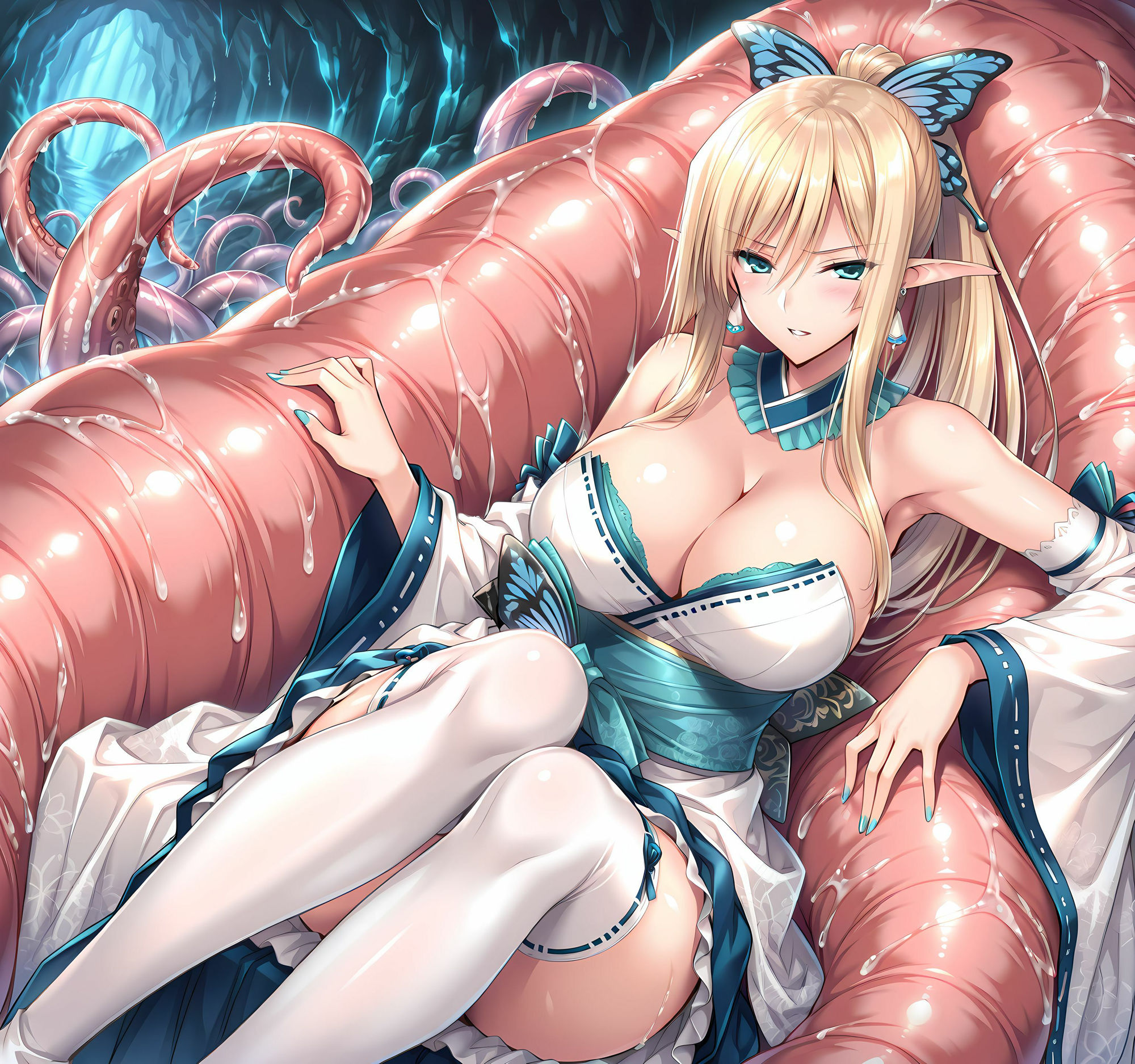 巫女丸呑み悪堕ち・淫魔化搾精 サンプル3ページ目