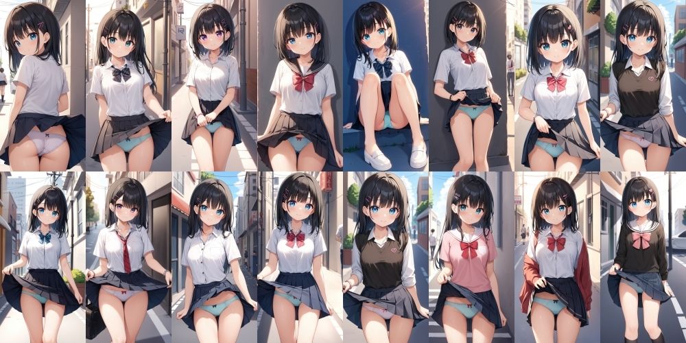 女友達に外でおパンティーみせてもらった【500枚】 サンプル4ページ目