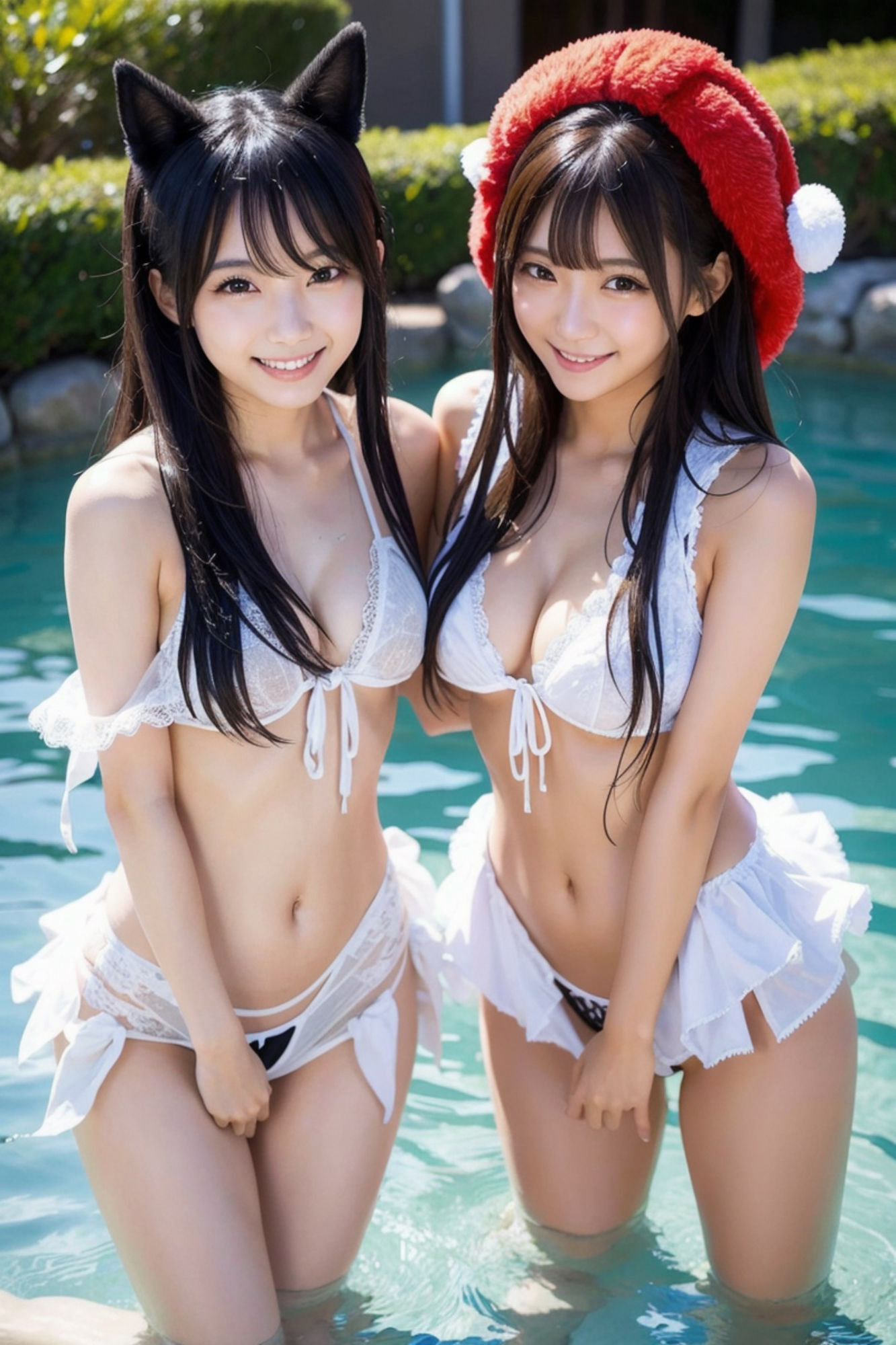 プレミアム美少女2人組  水着パート2  画像集 サンプル6ページ目