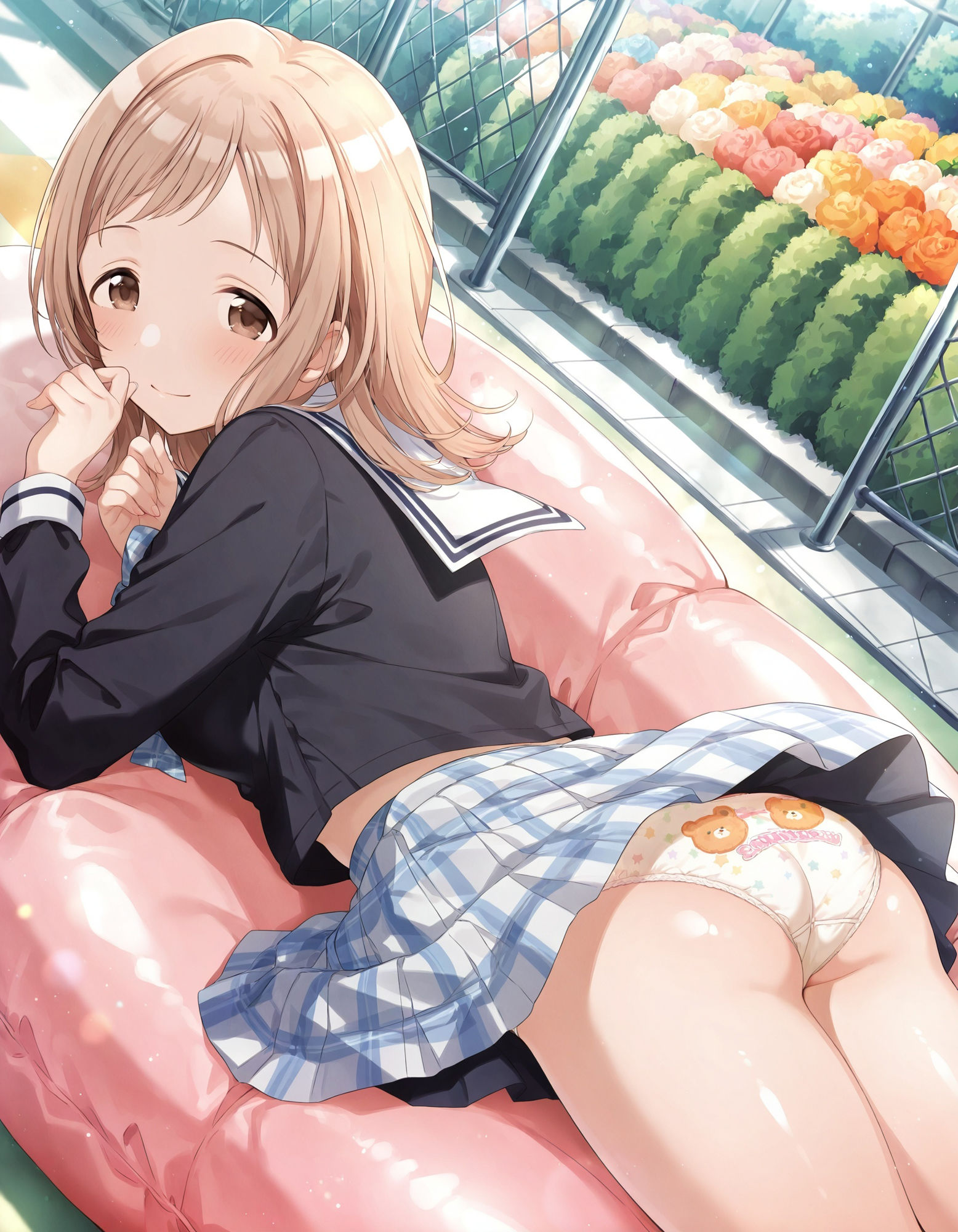 櫻〇真乃のパンチラ〜制服編〜 サンプル1ページ目