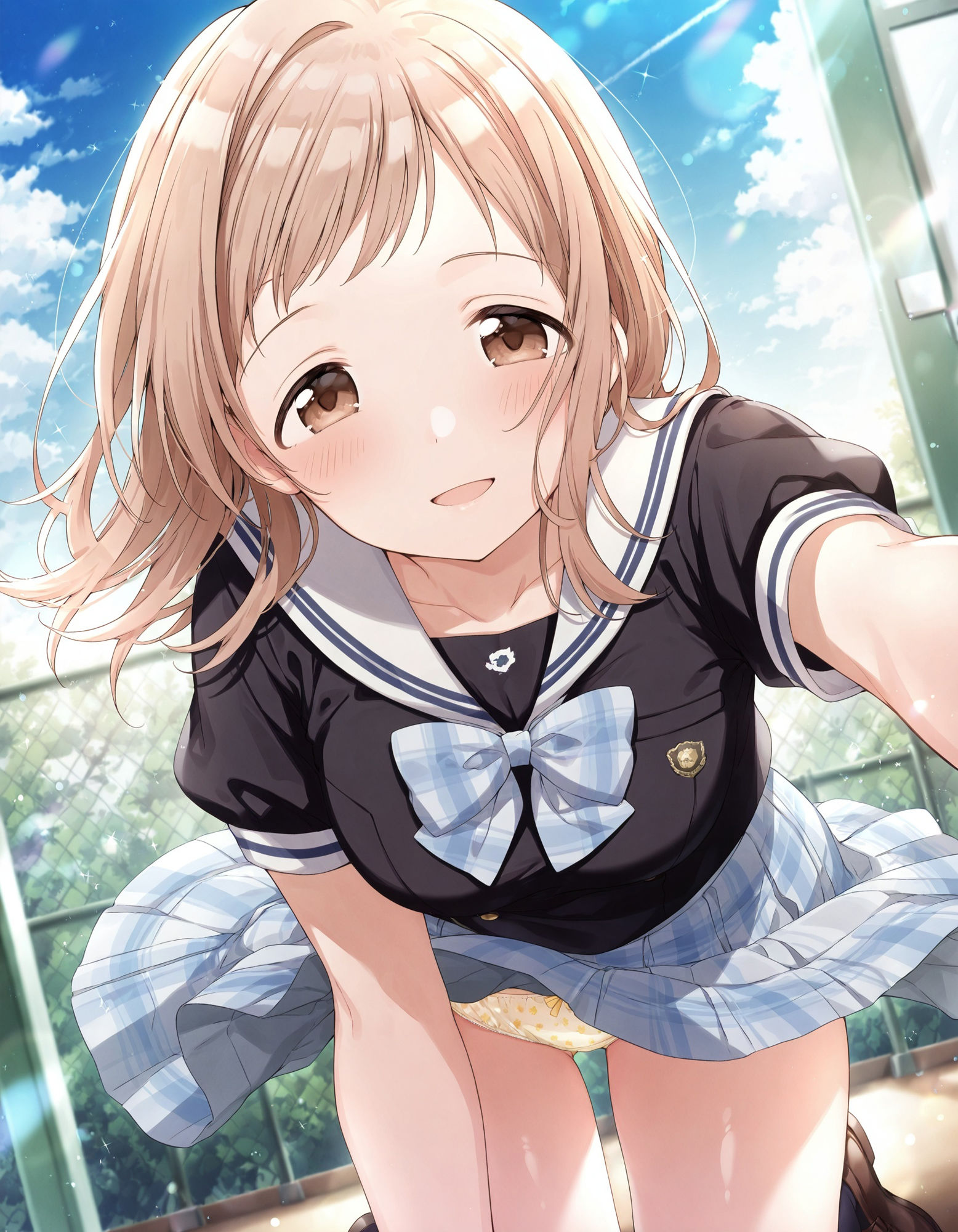 櫻〇真乃のパンチラ〜制服編〜 サンプル2ページ目