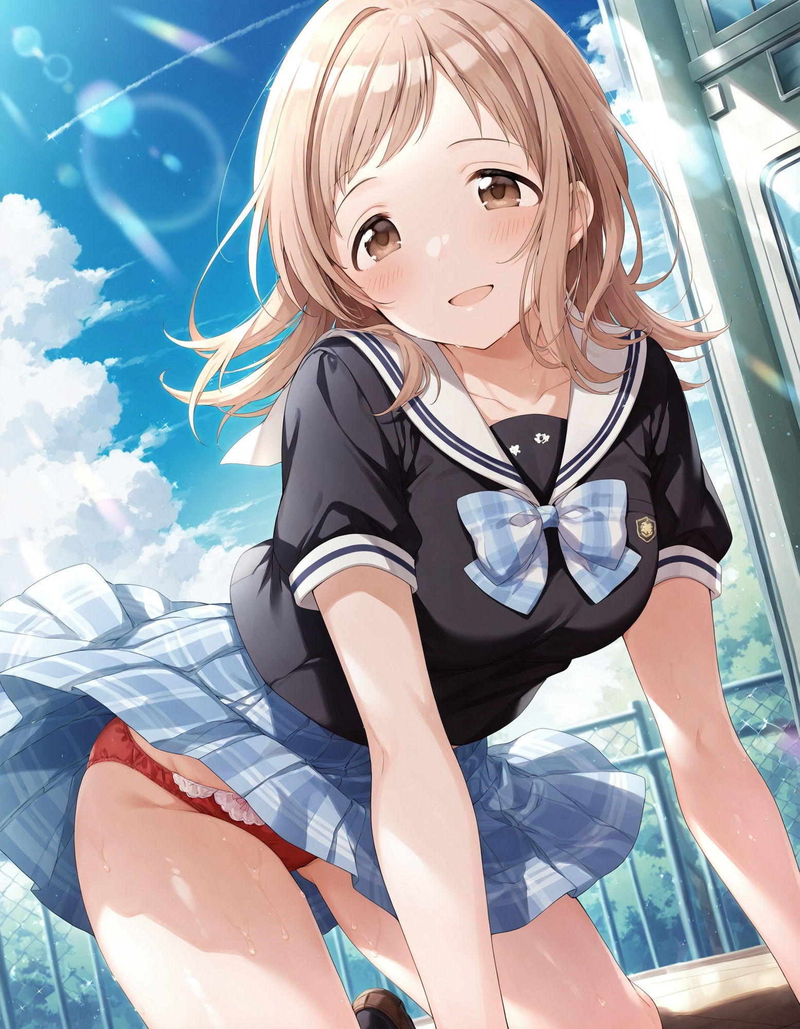 櫻〇真乃のパンチラ〜制服編〜 サンプル3ページ目
