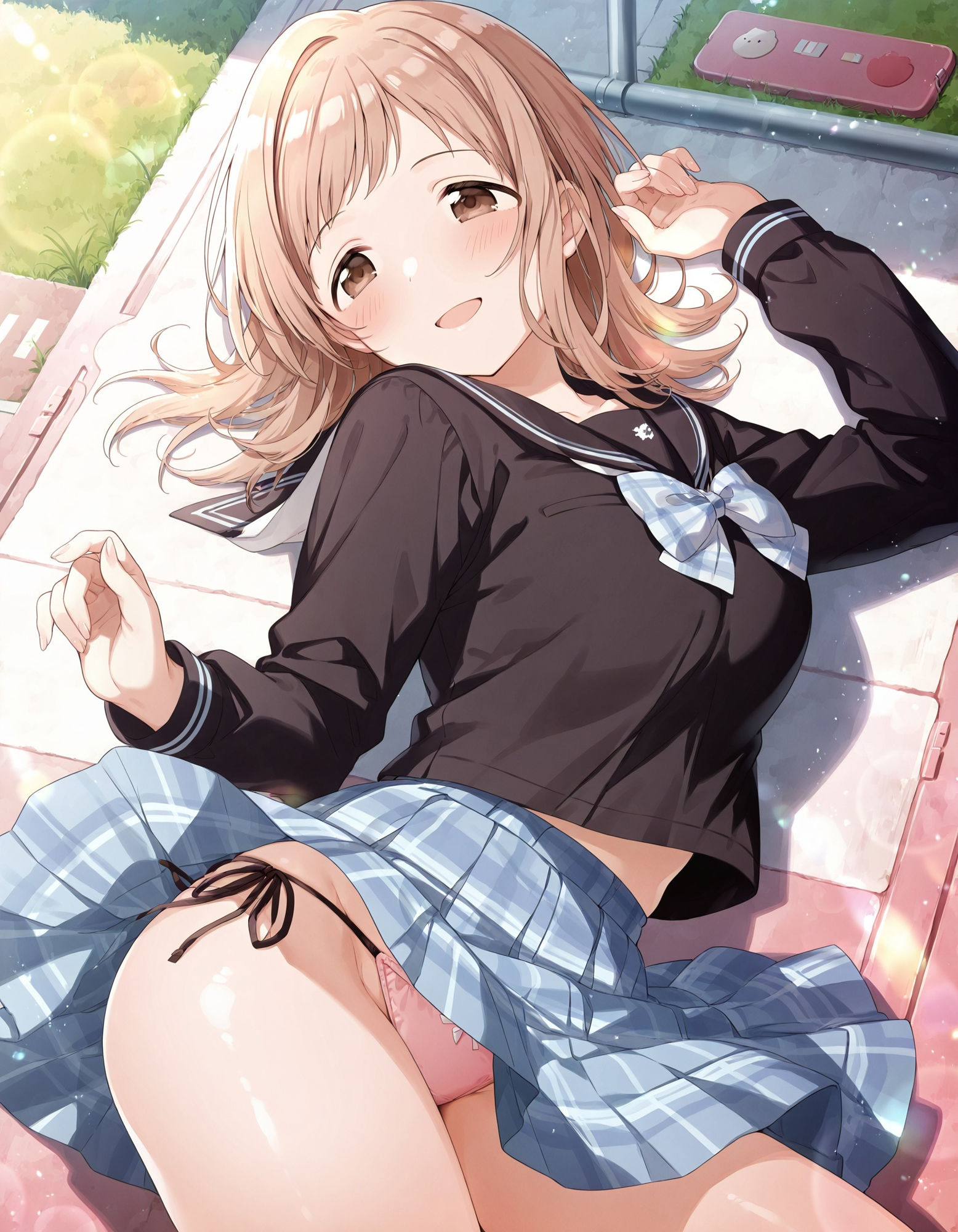 櫻〇真乃のパンチラ〜制服編〜 サンプル5ページ目