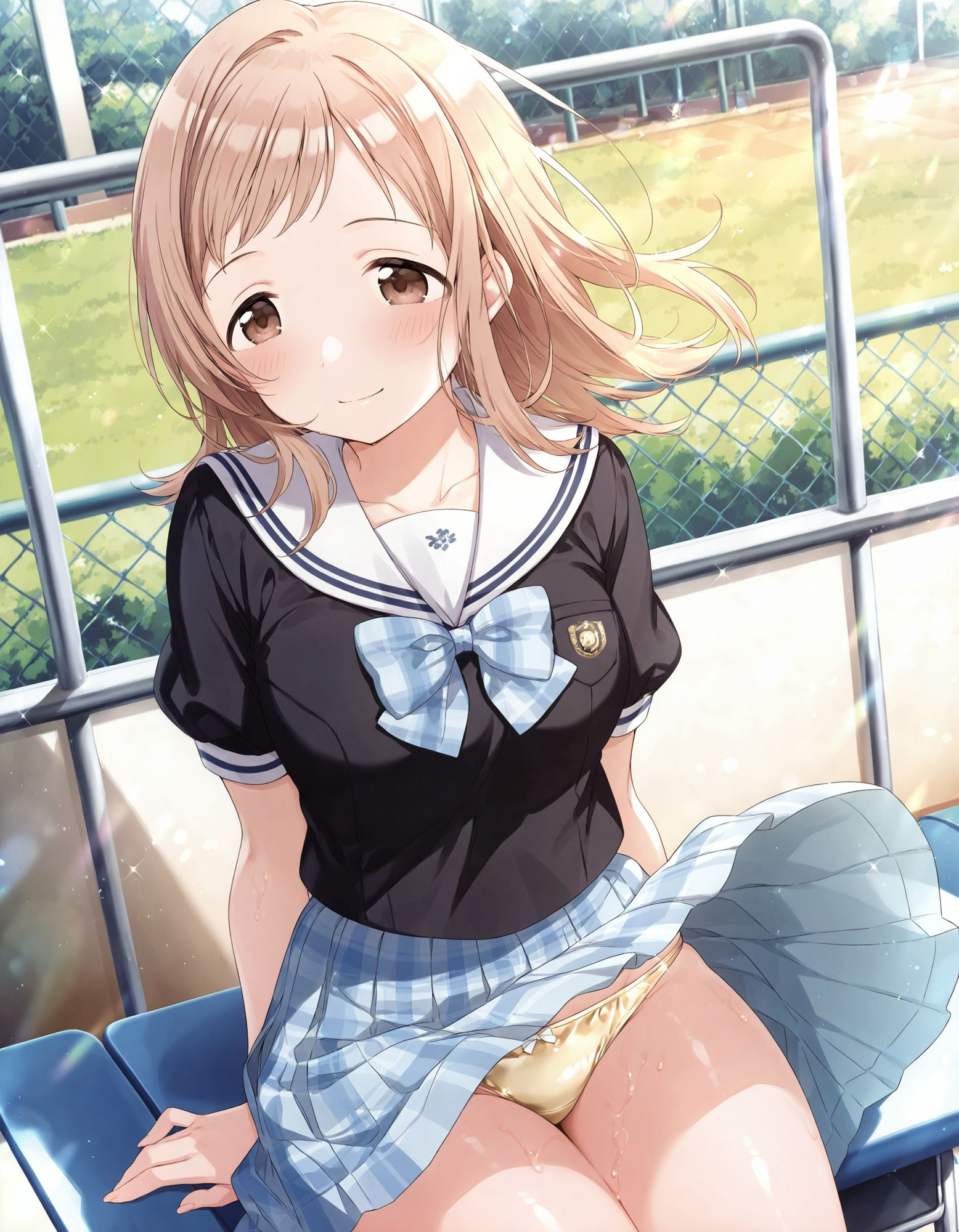 櫻〇真乃のパンチラ〜制服編〜 サンプル6ページ目