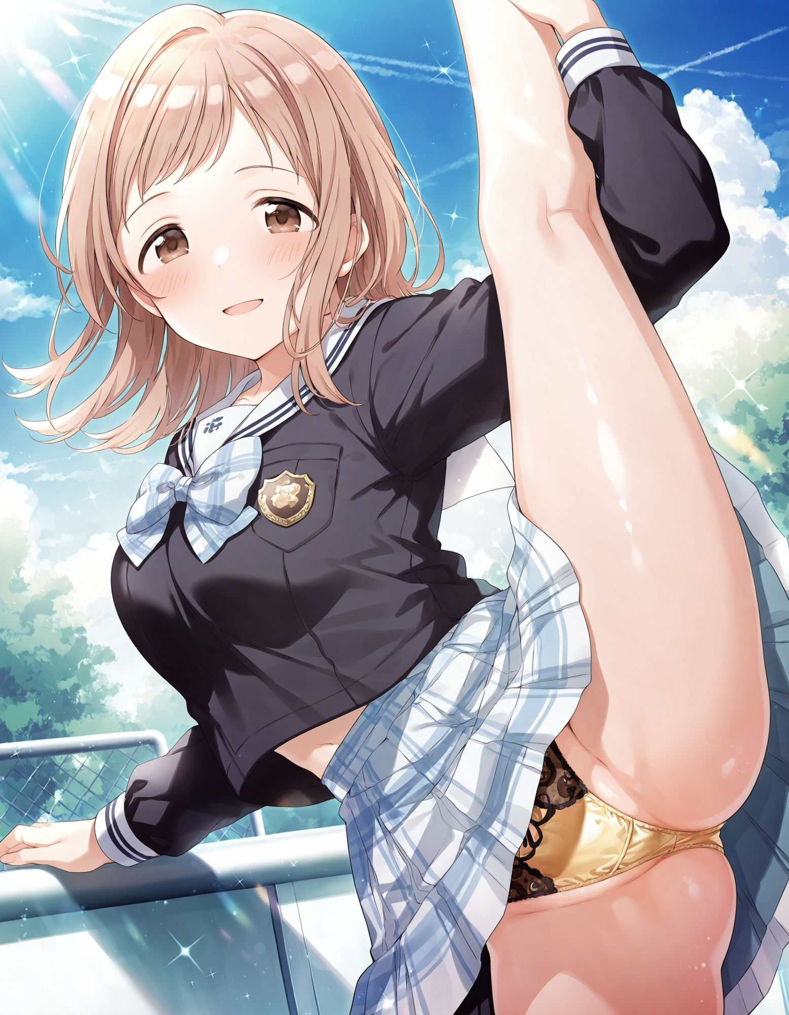 櫻〇真乃のパンチラ〜制服編〜 サンプル8ページ目