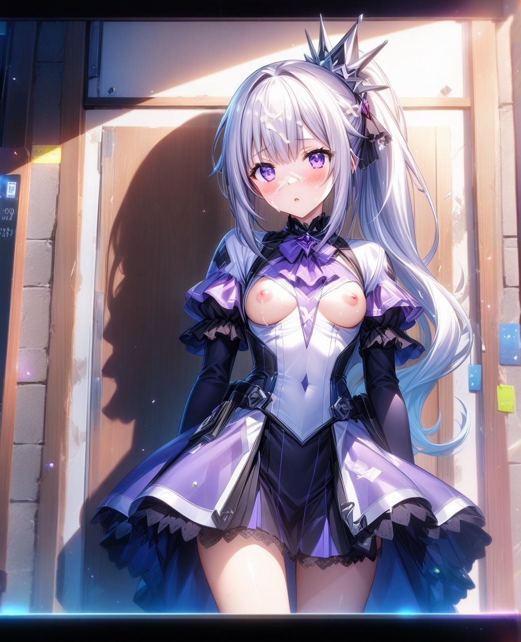 美少女羞恥 白濁デコレ・マ〇スクイーン・ホワ〇トバ〇ンダー（遊戯王） サンプル5ページ目