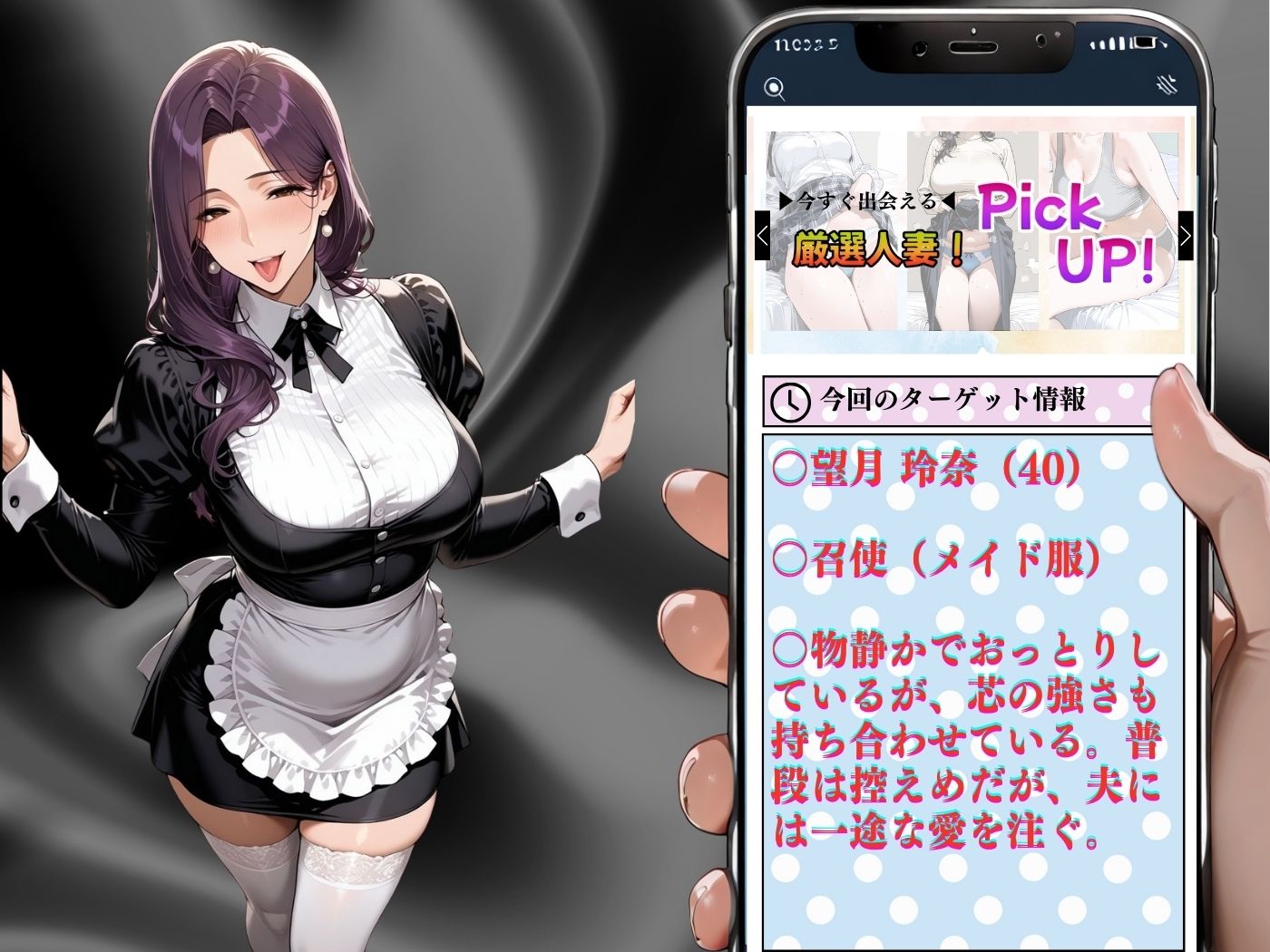 肉感人妻種付け〜むっちりメイド服の召使  いいなり絶頂堕ち〜 サンプル2ページ目