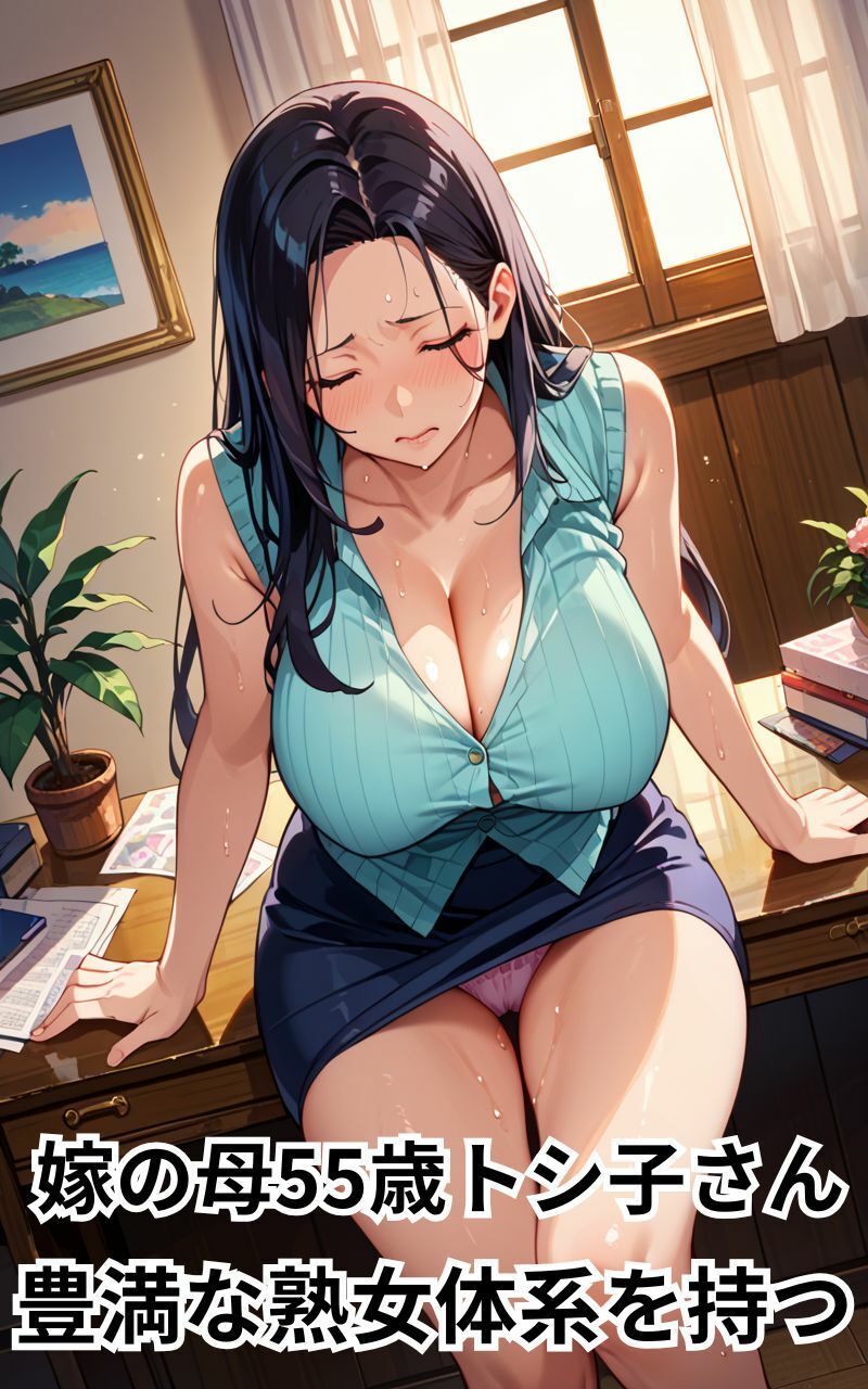 人妻の膣奥に連続中出し〜若い絶倫チ●ポに発情した爆乳義母〜 サンプル1ページ目