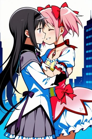 ほ◯らとま◯かの百合プレイ サンプル1ページ目