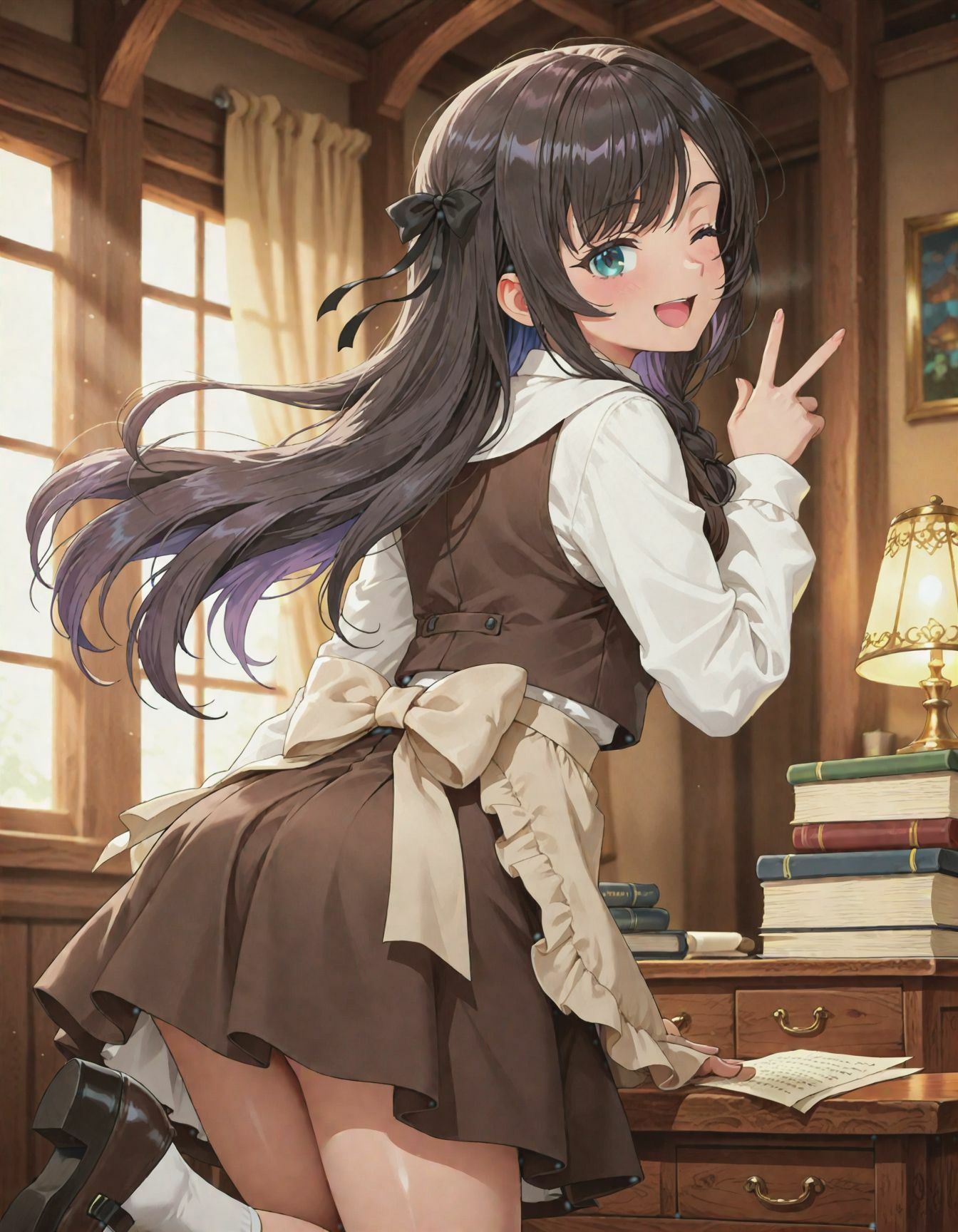 残業嫌いな村娘 定時帰りでセックス三昧 サンプル1ページ目