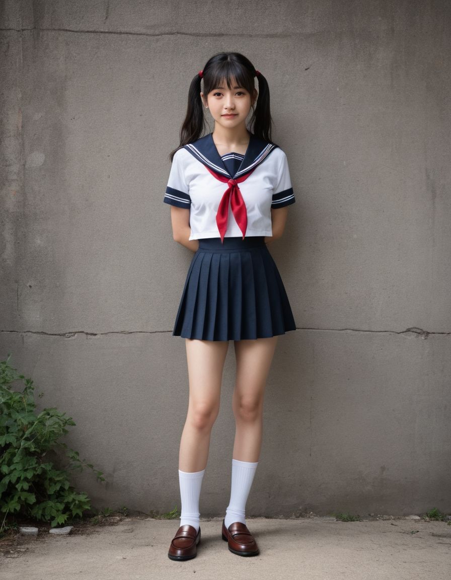 開脚女子校生5 緊縛ツインテール編 緊縛体験会のはずが、アソコ丸出しにされました サンプル1ページ目