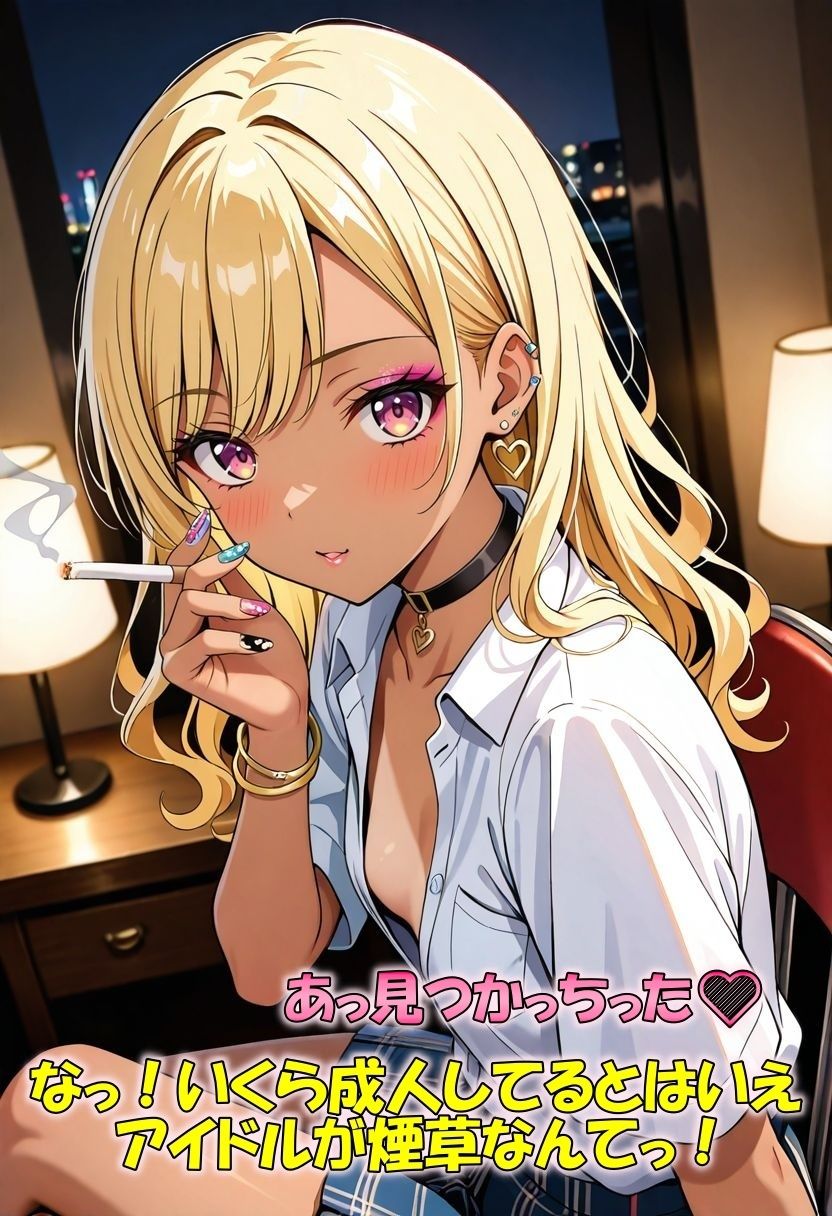 隠しきれない不良性癖 地下アイドル黒ギャルの堕落日誌 サンプル2ページ目