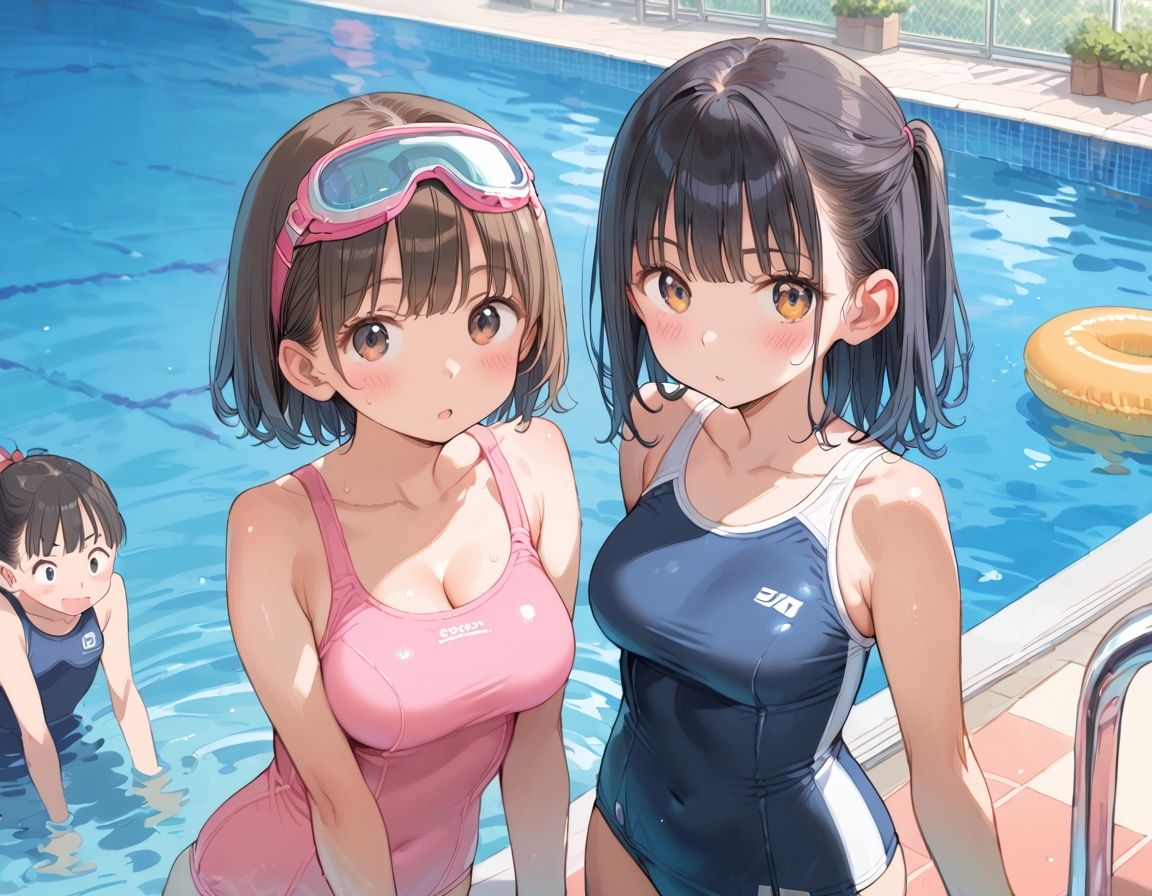 妹のスク水めくって挿れて即中出し サンプル1ページ目