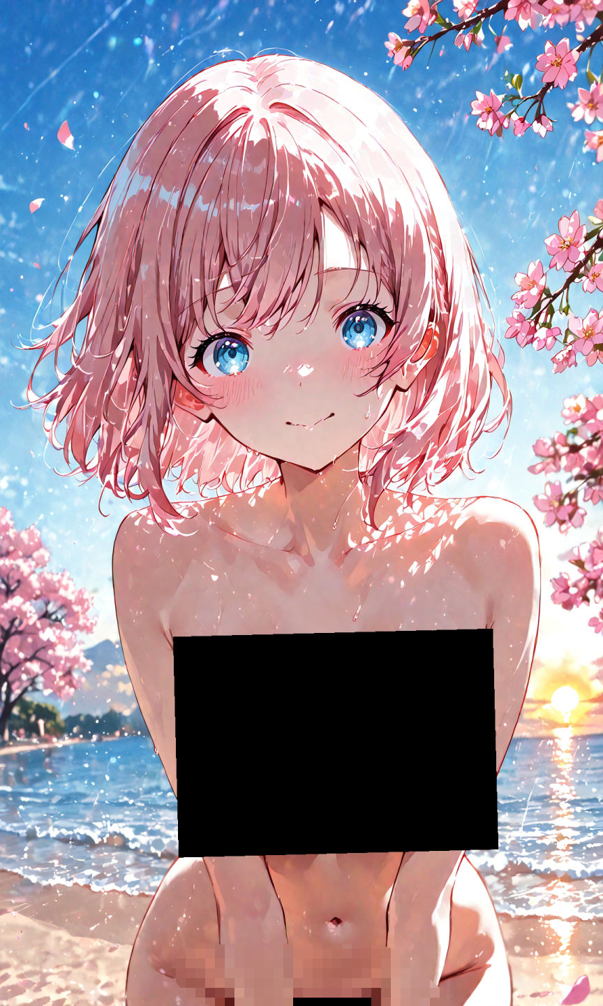渡辺曜ちゃんのえっちな写真集〜春の晴れた朝の海編〜 サンプル3ページ目