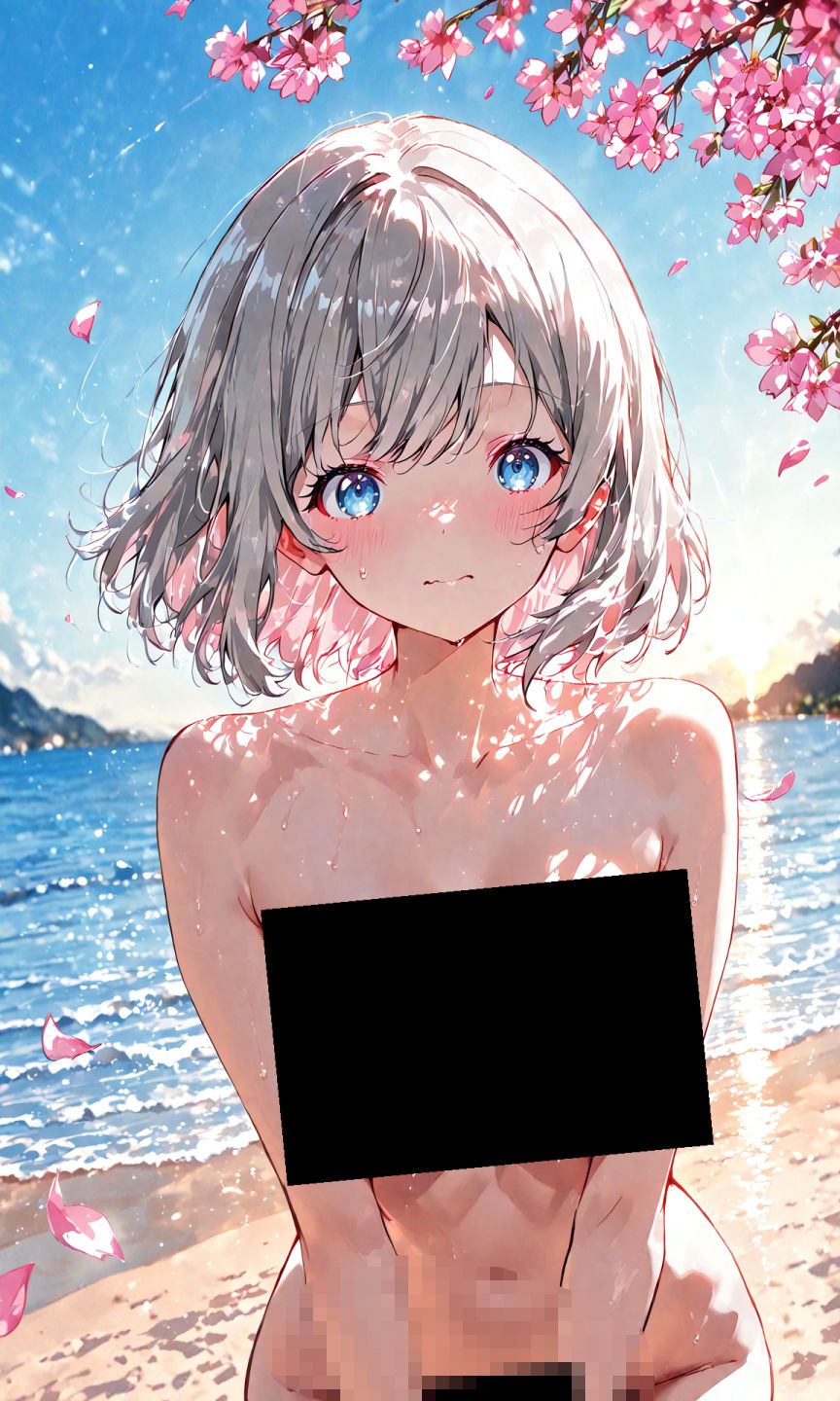 渡辺曜ちゃんのえっちな写真集〜春の晴れた朝の海編〜 サンプル4ページ目