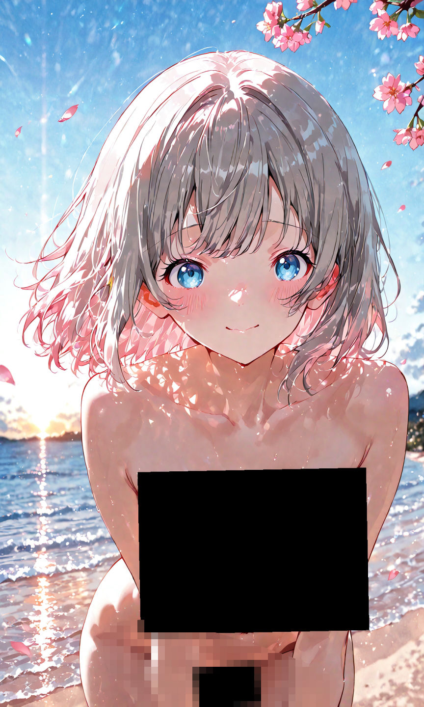 渡辺曜ちゃんのえっちな写真集〜春の晴れた朝の海編〜 サンプル6ページ目