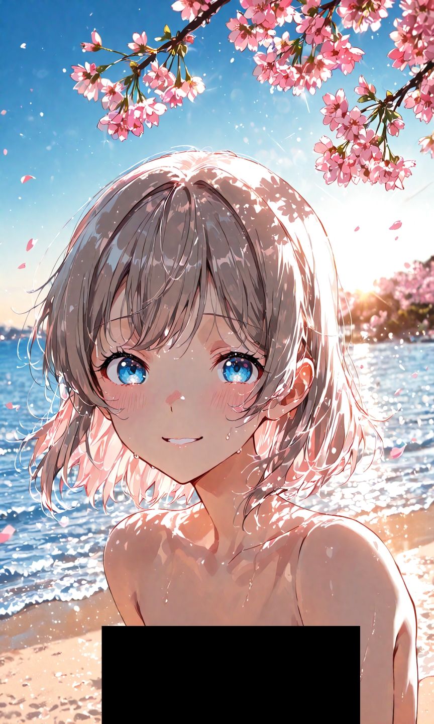渡辺曜ちゃんのえっちな写真集〜春の晴れた朝の海編〜 サンプル7ページ目