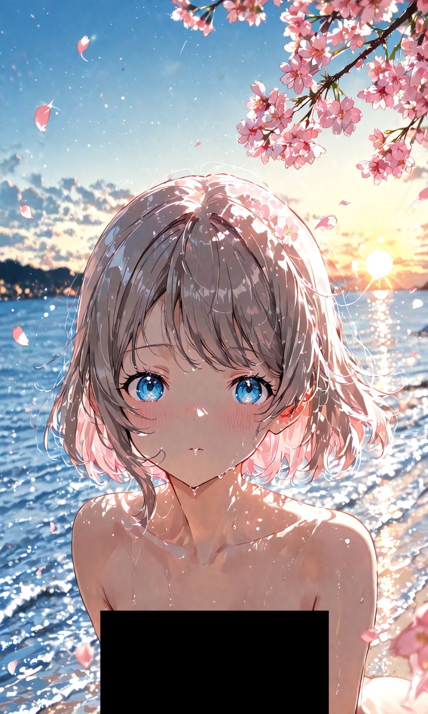 渡辺曜ちゃんのえっちな写真集〜春の晴れた朝の海編〜 サンプル8ページ目
