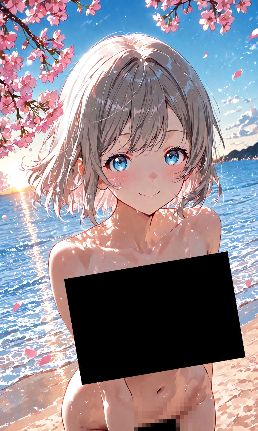 渡辺曜ちゃんのえっちな写真集〜春の晴れた朝の海編〜 サンプル10ページ目