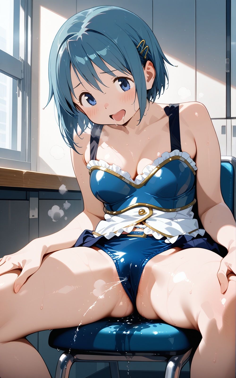 魔法少女まどか☆マギカ  美樹さやか似の女の子   画集vol.1 サンプル1ページ目