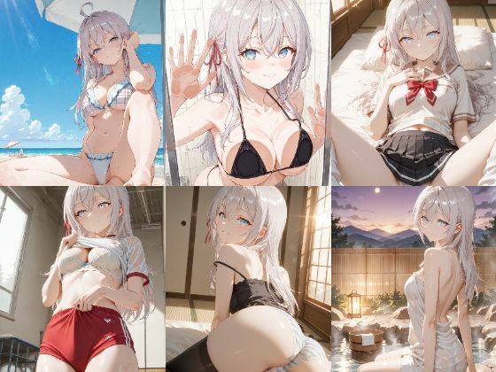 「時々ボソッとロシア語でデレる隣のアーリャさん」アリサ・ミハイロヴナ・九条セクシー写真集11（全500枚）