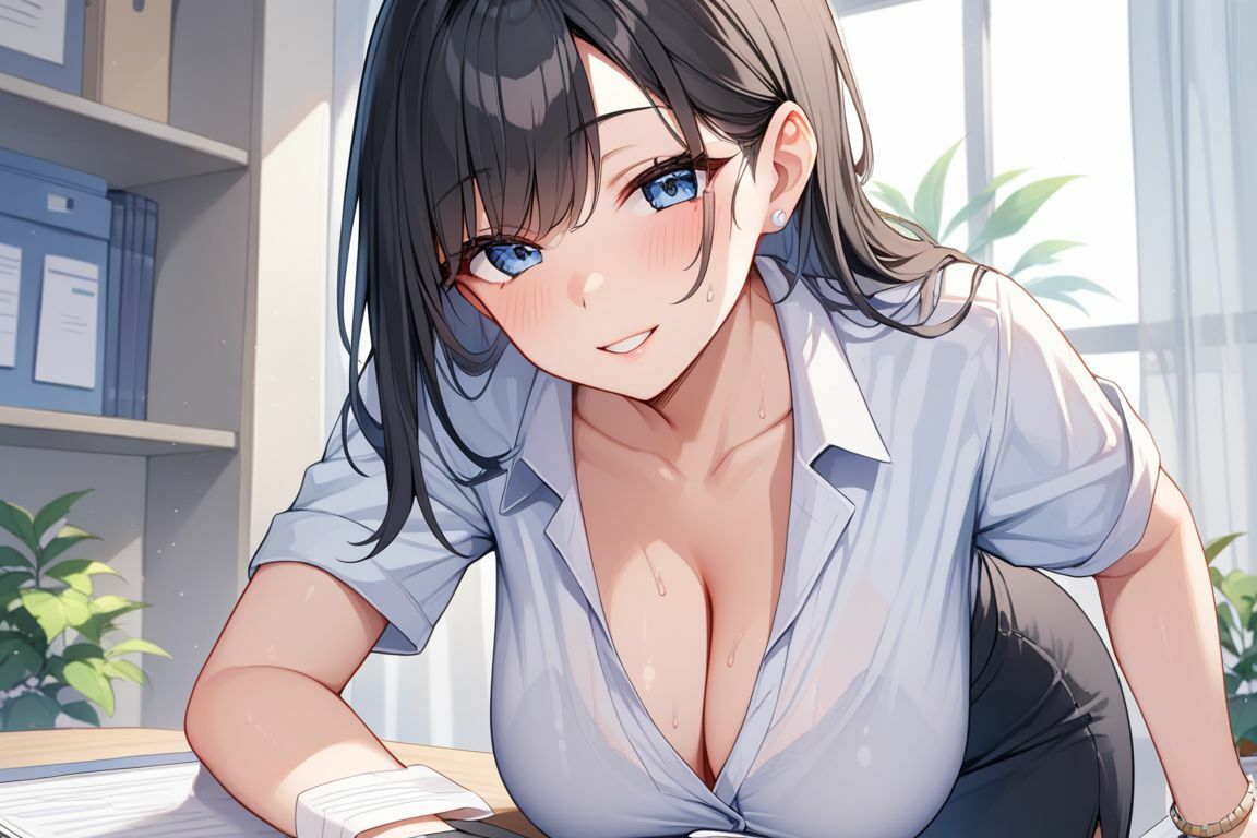 爆乳人妻上司 サンプル1ページ目