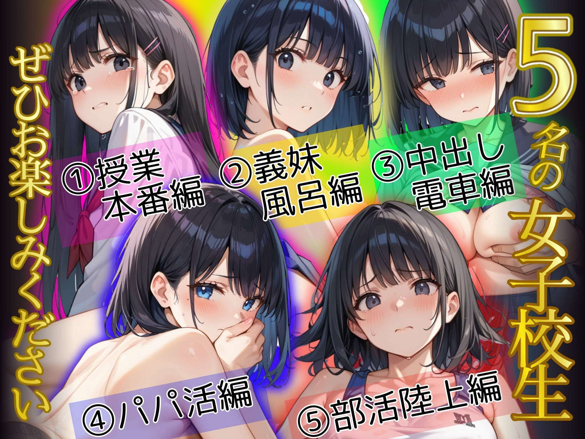 【総集編】女子校生1000P サンプル1ページ目
