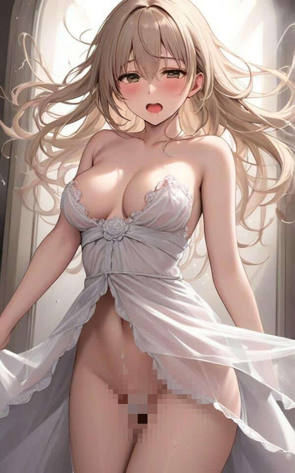 巨乳美女のノーブラドレス「なんだかアソコガアツいの！」 サンプル3ページ目