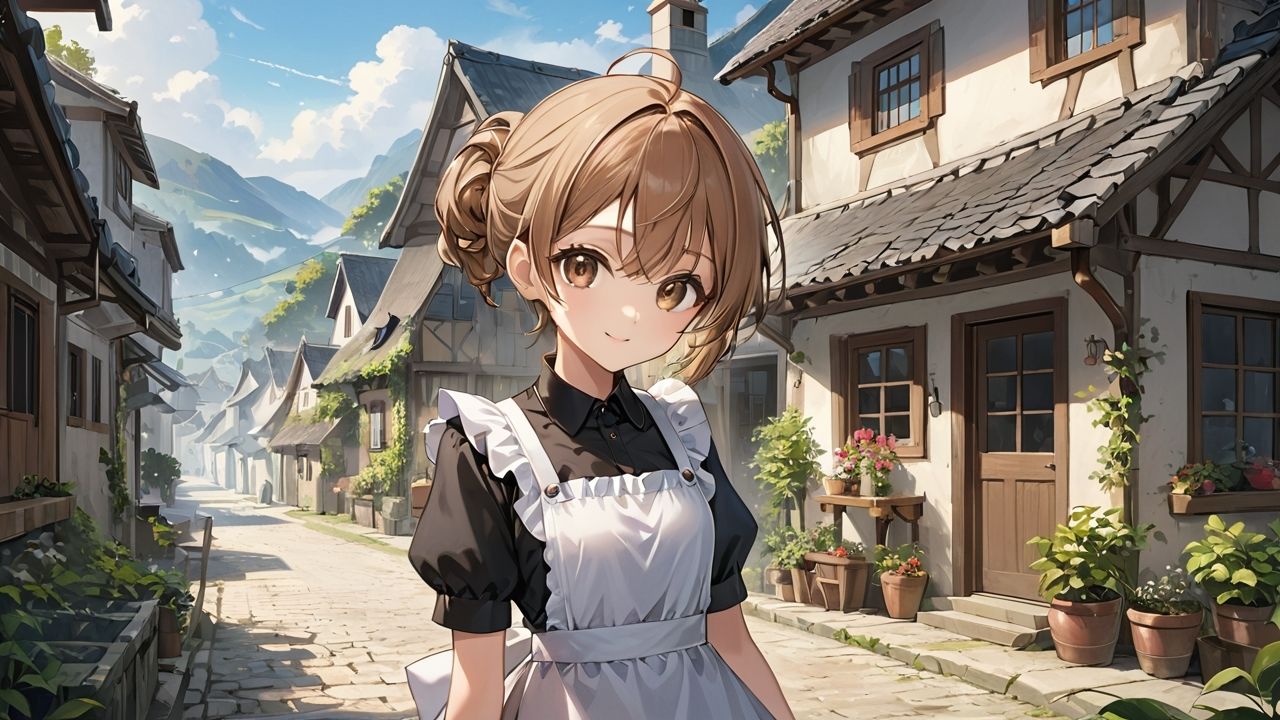 【アニメ】美人メイドのエミリアさん1 サンプル1ページ目