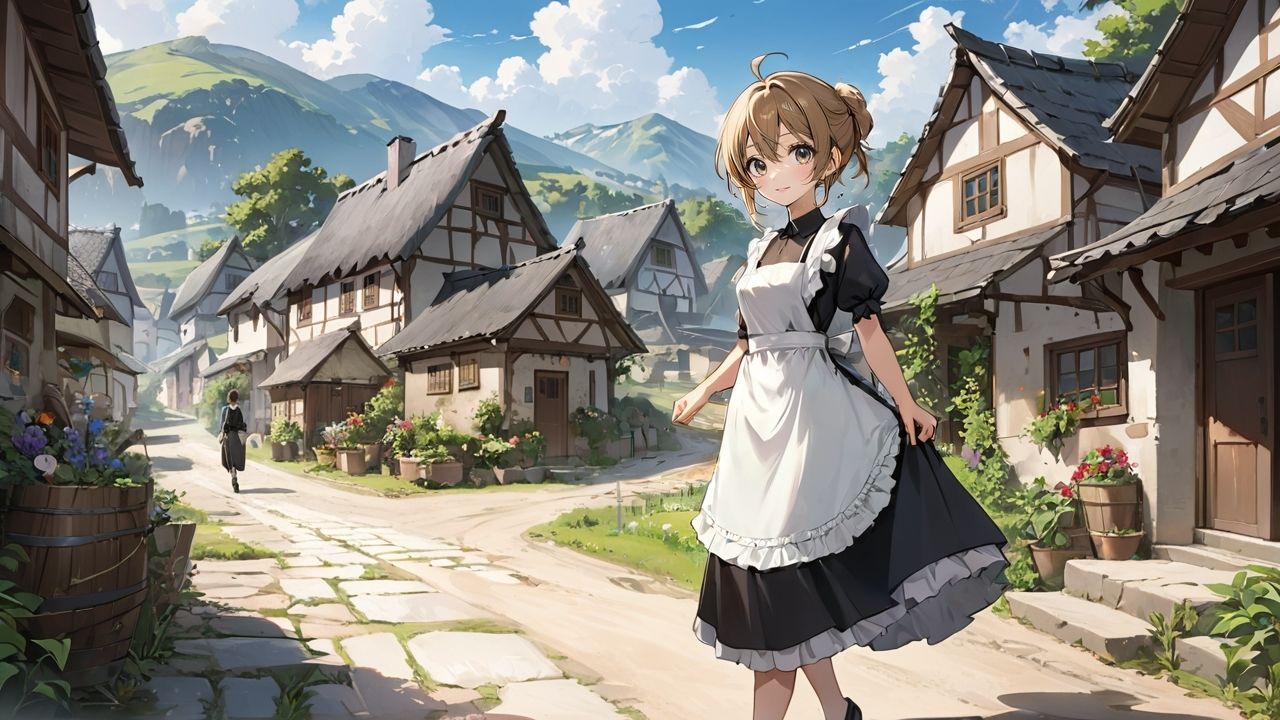 【アニメ】美人メイドのエミリアさん1 サンプル2ページ目