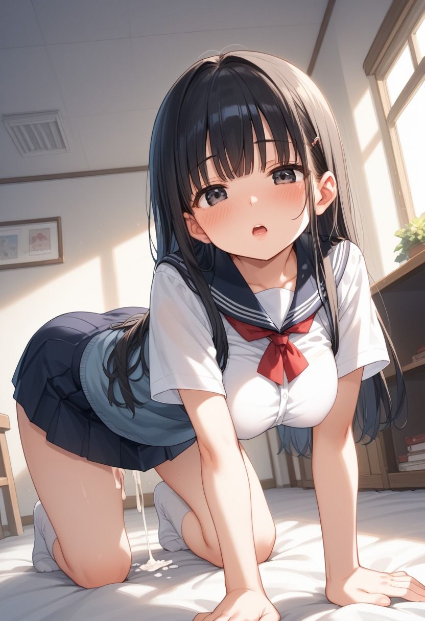 放課後、中出し肉便器として目覚めた後輩 サンプル1ページ目