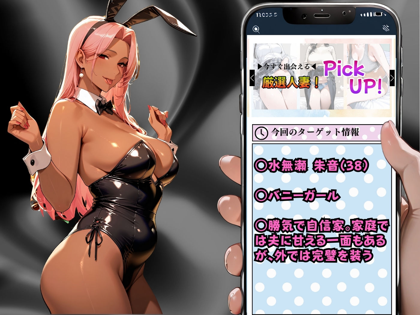 肉感人妻種付け〜熟した黒バニー集団孕ませ オナホ化公認カジノ〜 サンプル2ページ目