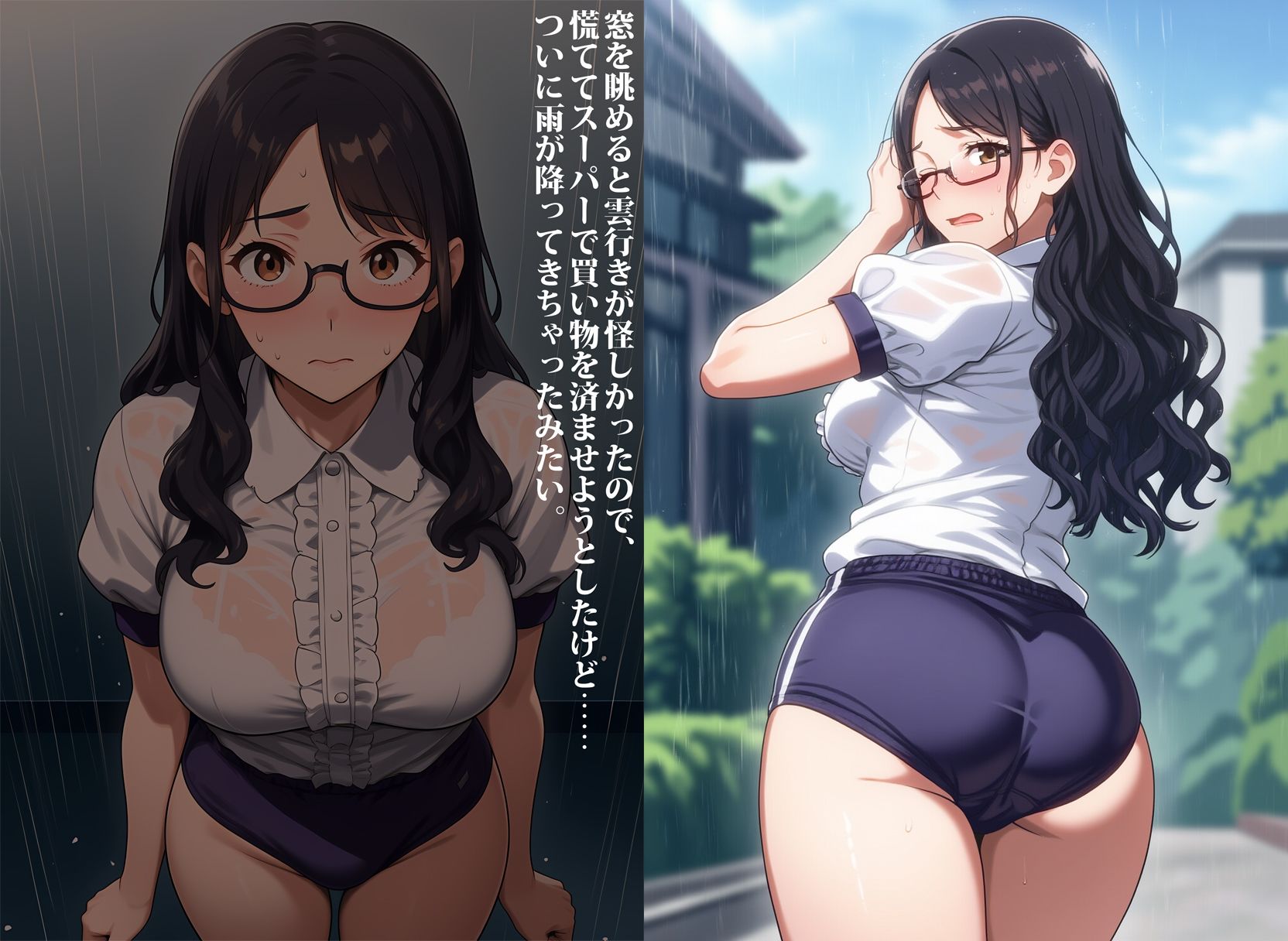 母親のブルマー尻に一目惚れ〜ブルマー姿のママの日常姿と懐かしい思い出〜 サンプル4ページ目