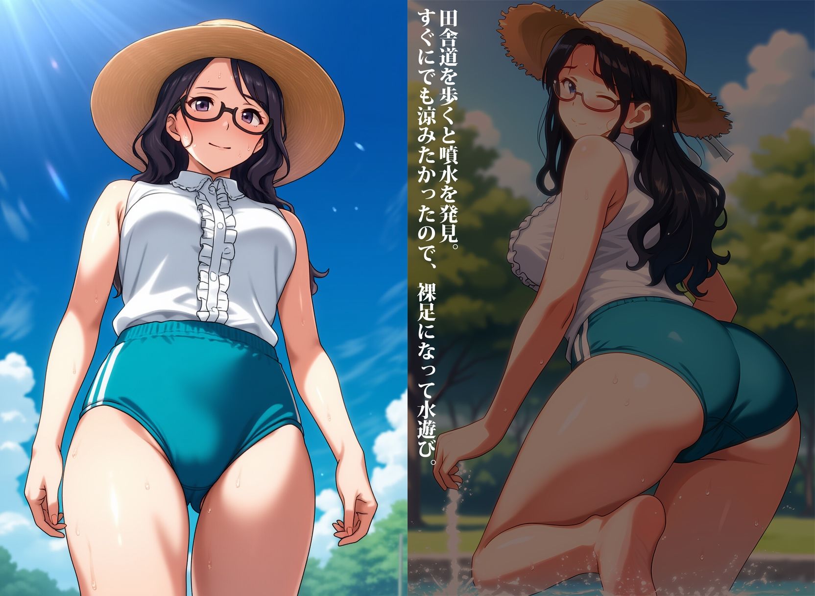 母親のブルマー尻に一目惚れ〜ブルマー姿のママの日常姿と懐かしい思い出〜 サンプル6ページ目