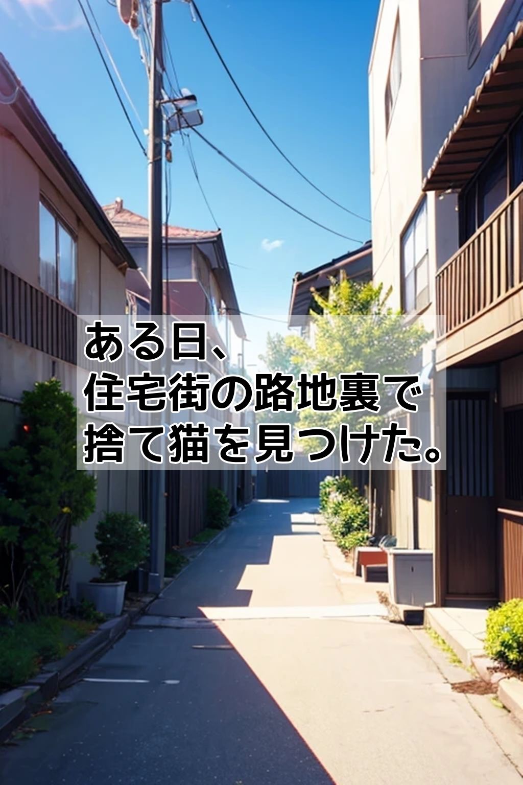 捨て猫ひろった！ サンプル2ページ目