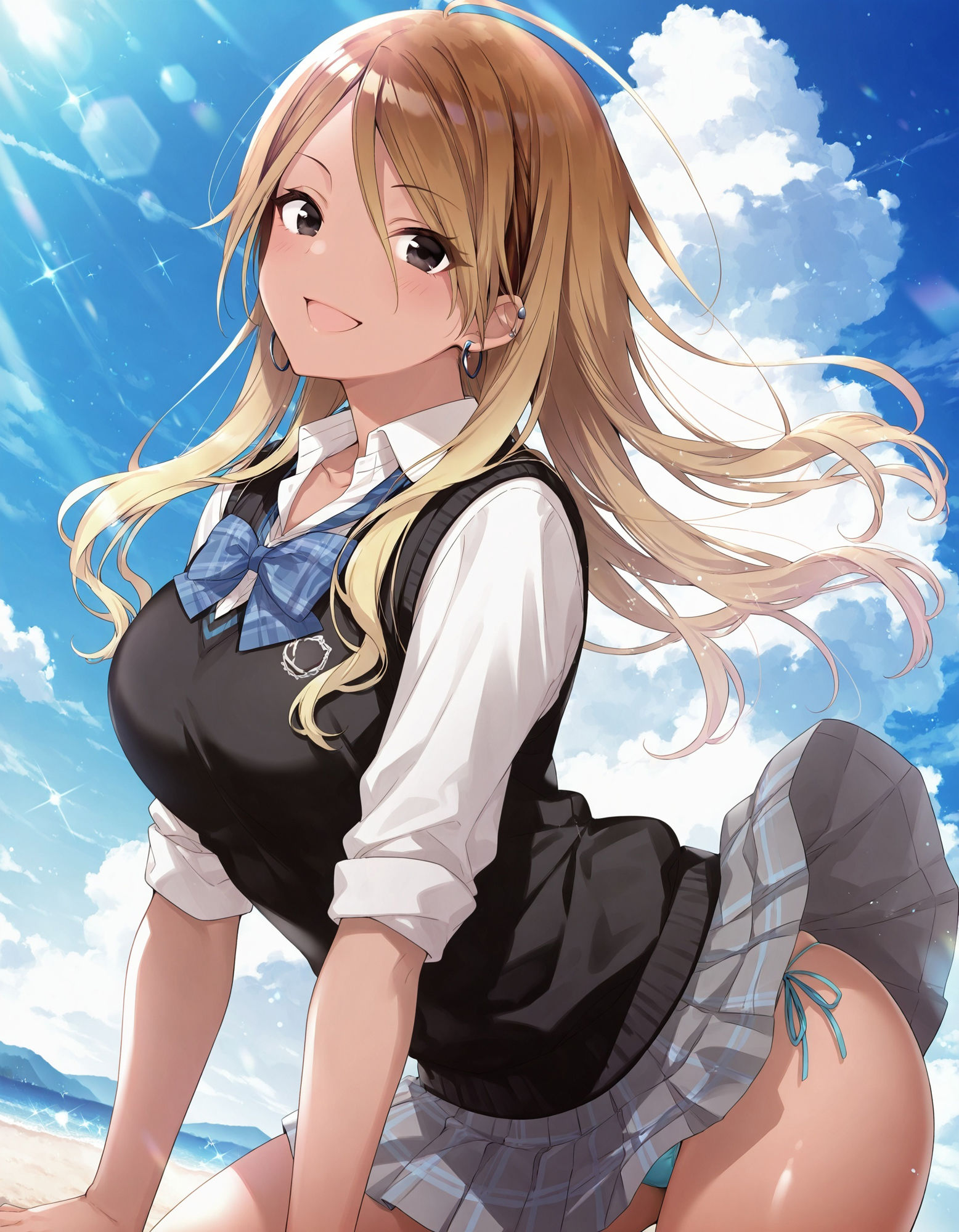 和〇愛依のパンチラ〜制服編〜 サンプル1ページ目