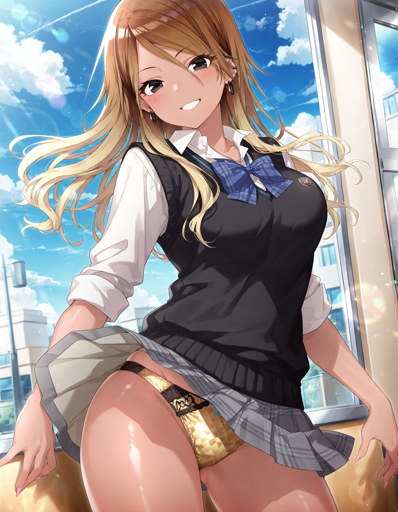 和〇愛依のパンチラ〜制服編〜 サンプル2ページ目