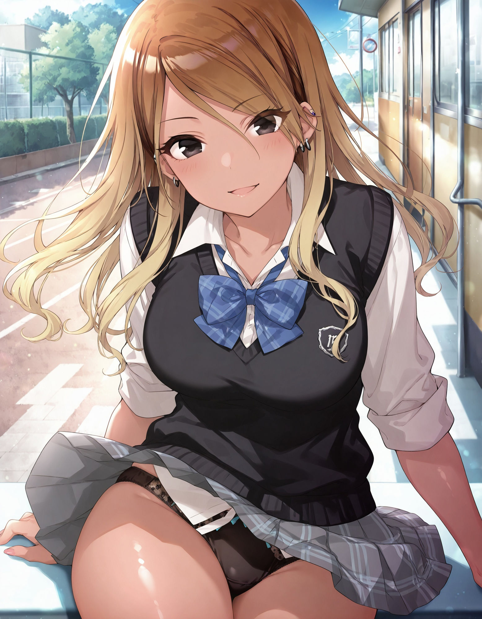 和〇愛依のパンチラ〜制服編〜 サンプル3ページ目