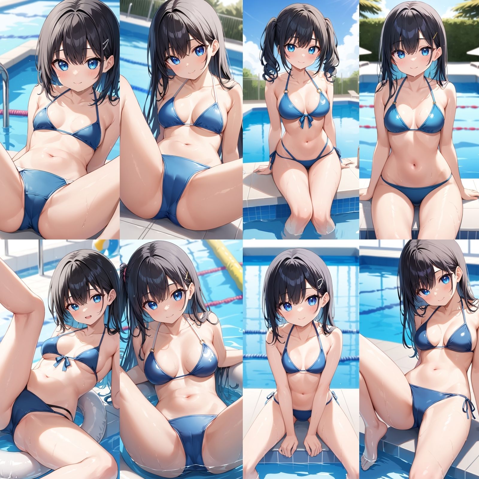 彼女とプール【500枚】 サンプル8ページ目